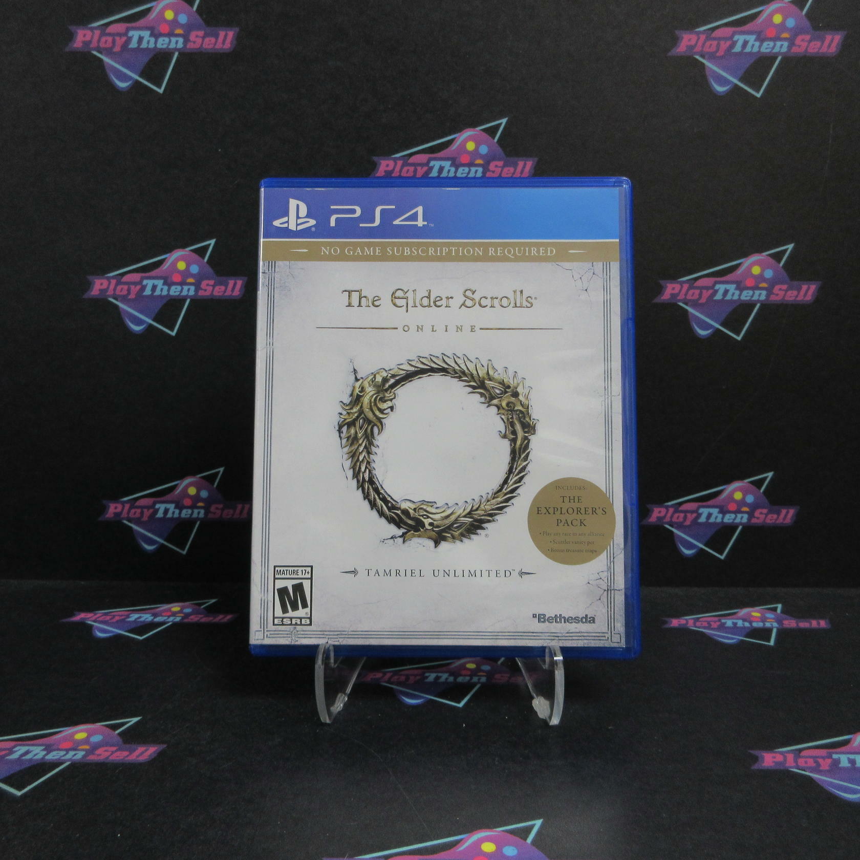 The Elder Scrolls Online Tamriel Unlimited PS4 PlayStation 4 Complete - Excellent