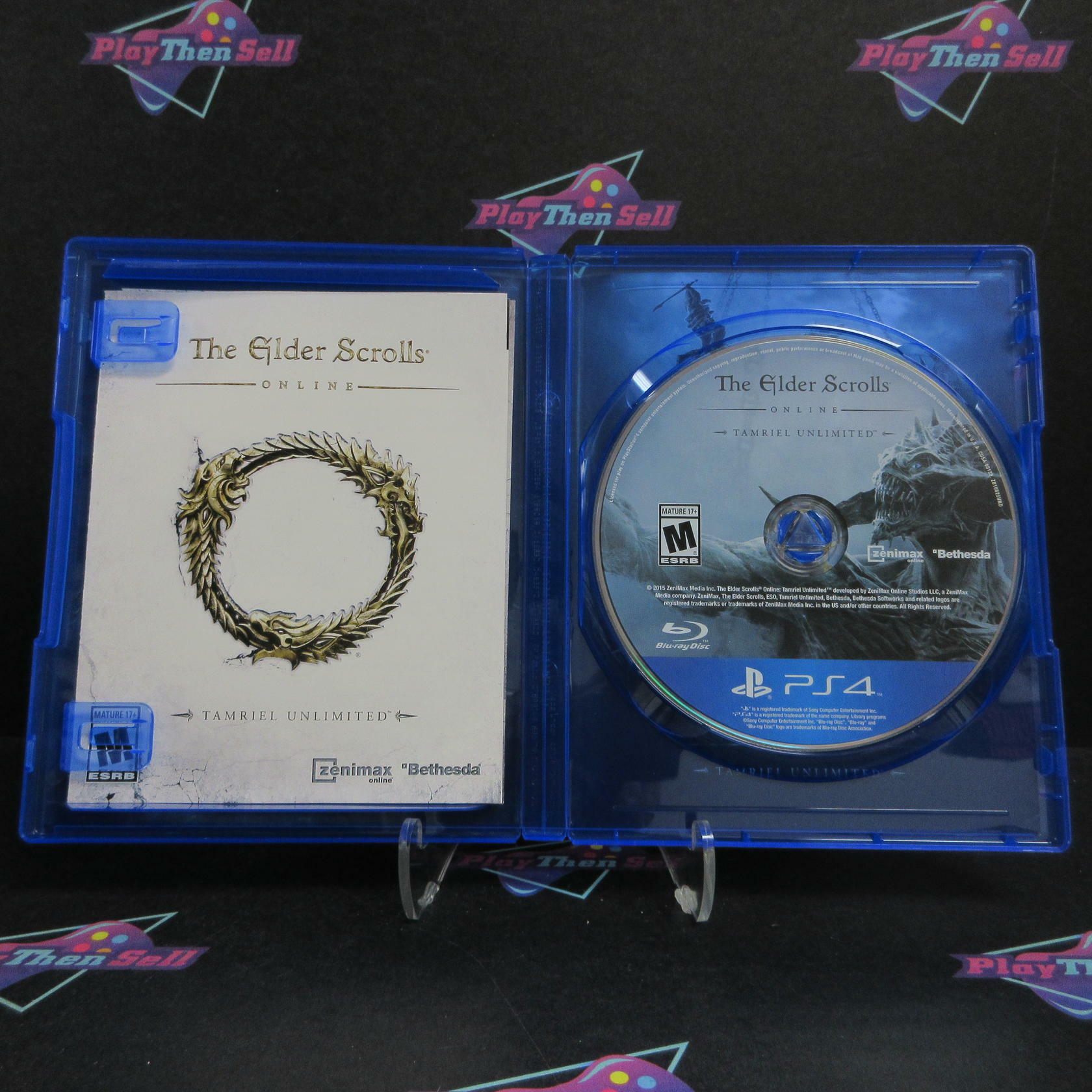 The Elder Scrolls Online Tamriel Unlimited PS4 PlayStation 4 Complete - Excellent
