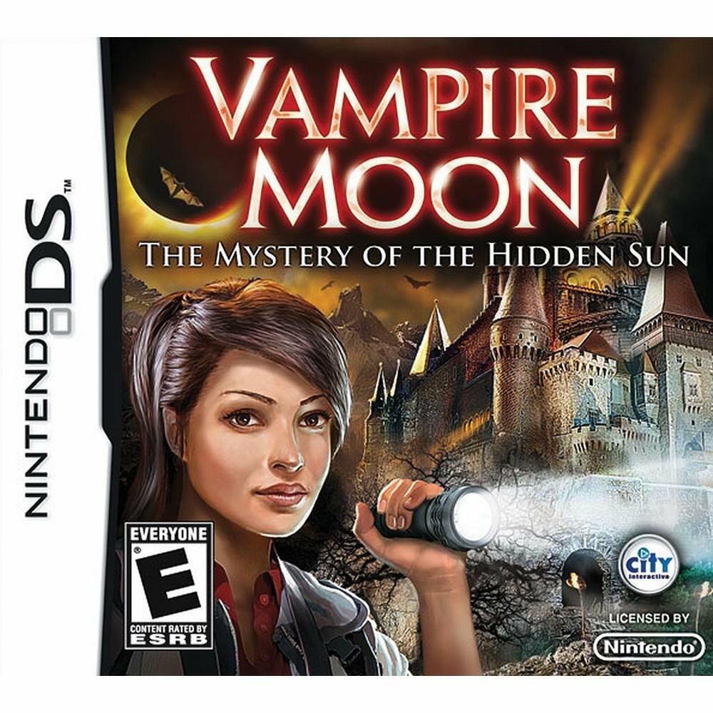 Vampire Moon Mystery Of The Hidden Sun Nintendo DS CS Complete CIB - Very Good
