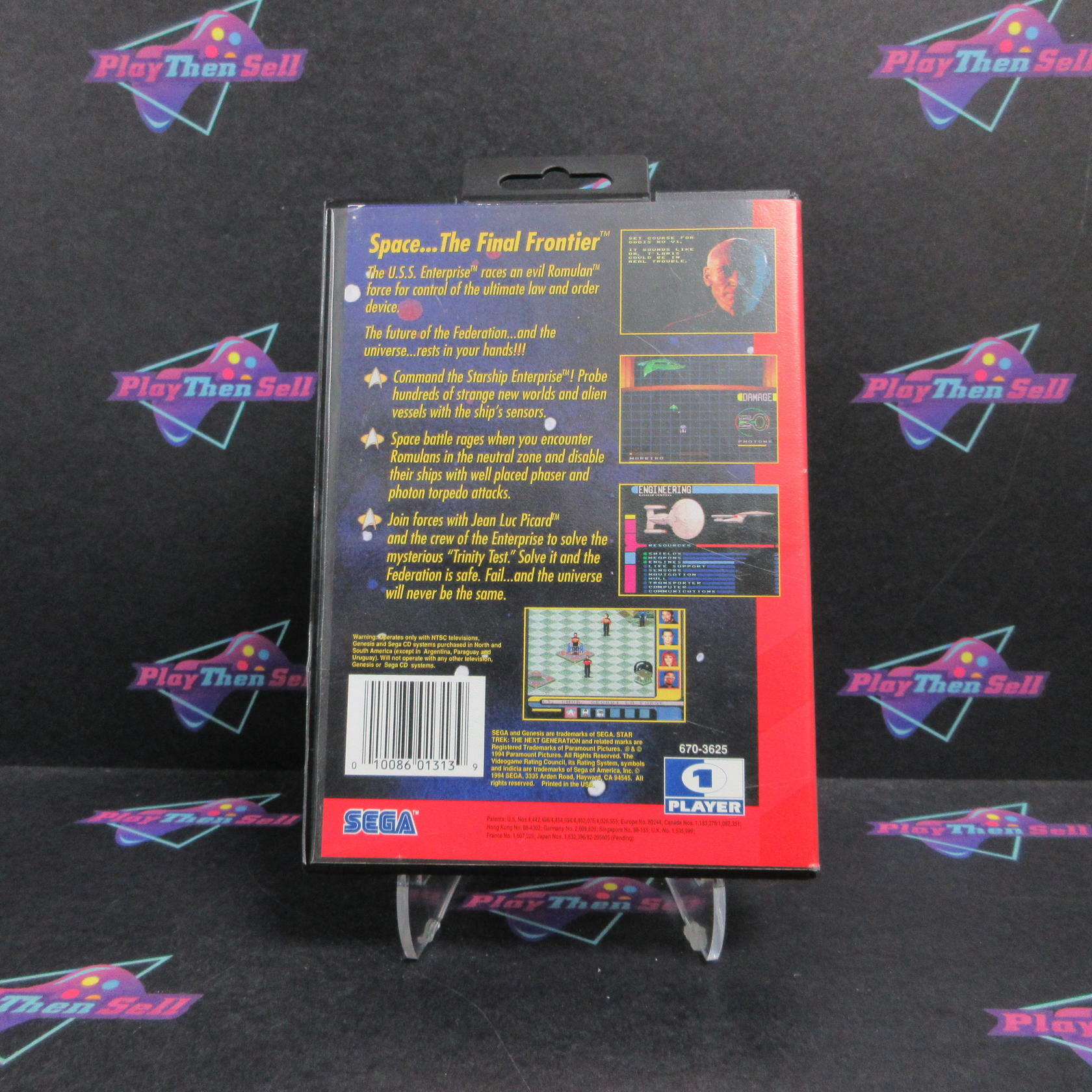Star Trek The Next Generation Sega Genesis - Very Good
