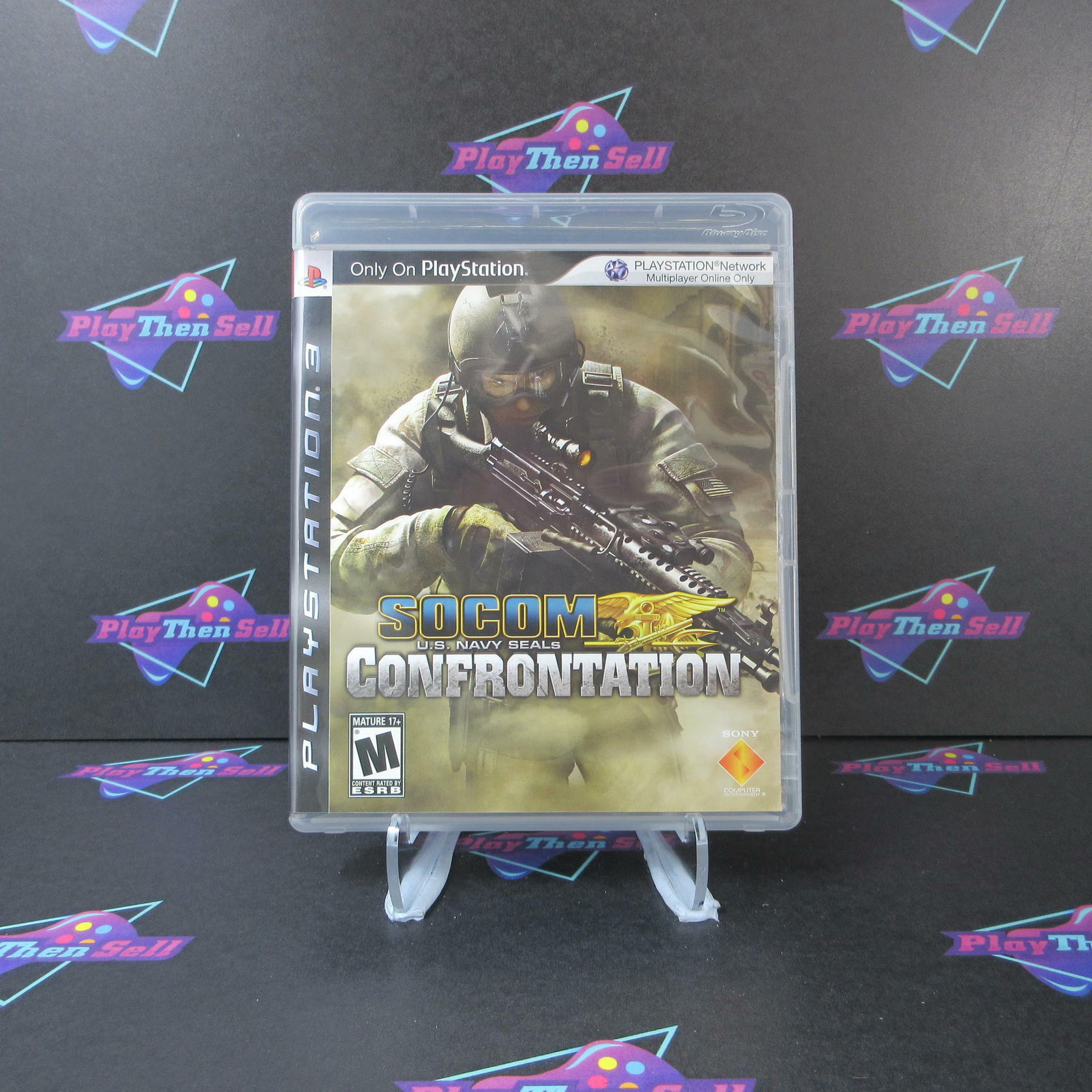 Socom US Navy Seals Confrontation PS3 PlayStation 3 + Reg Card CIB - Excellent