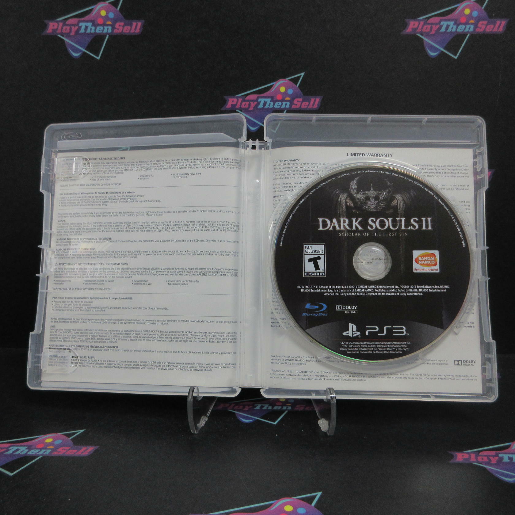 Dark Souls II Scholar of the First Sin PS3 PlayStation 3 Complete - Excellent