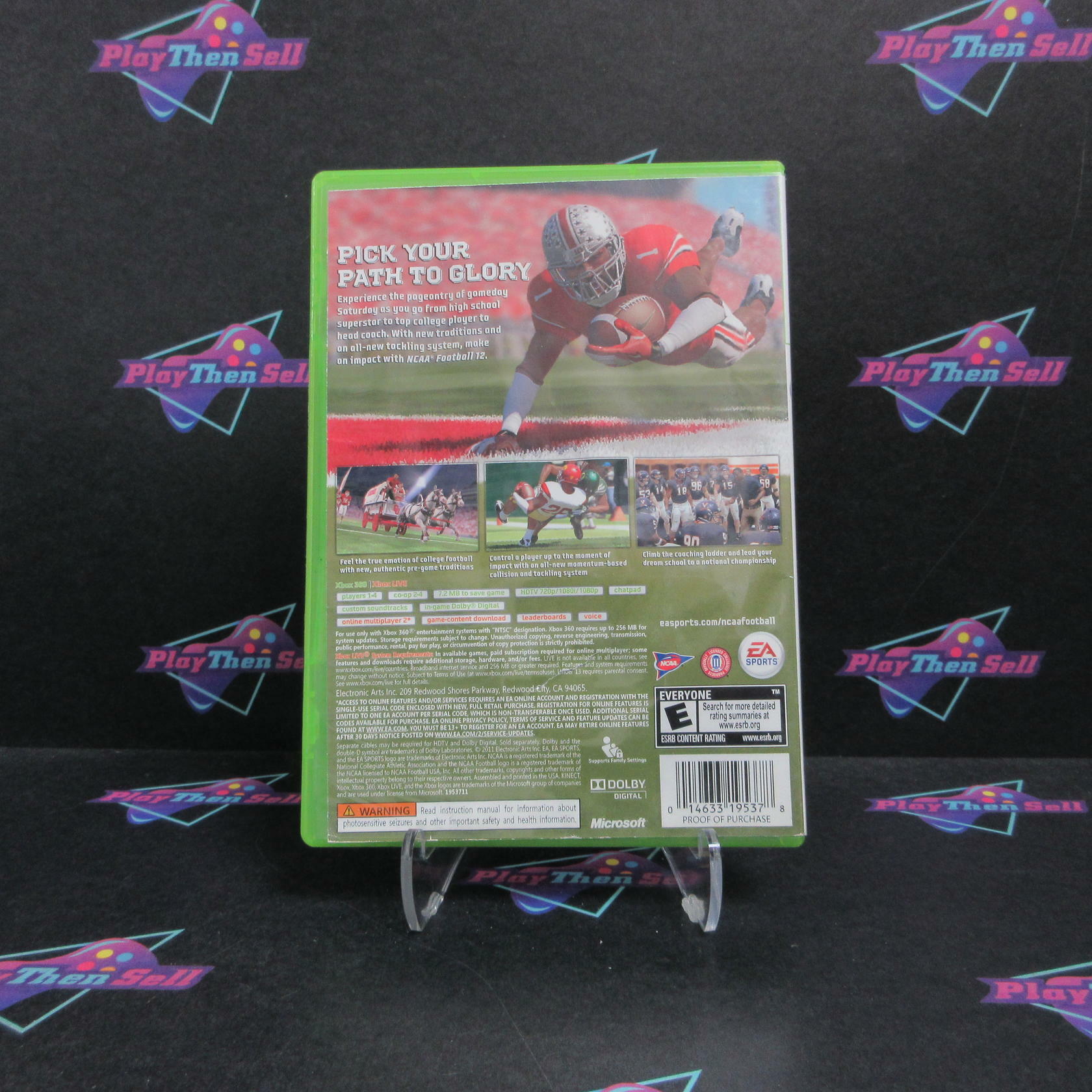 NCAA Football 12 Xbox 360 AD/DD/NM - Very Good