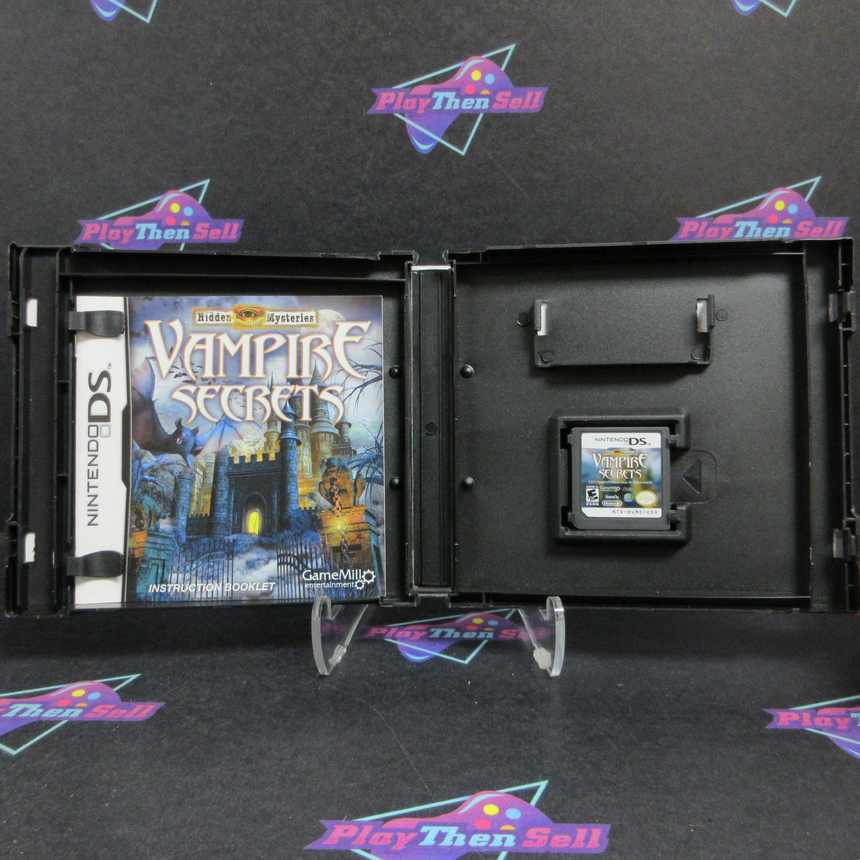 Hidden Mysteries Vampire Secrets Nintendo DS GS Art AD/CS Complete CIB - Very Good