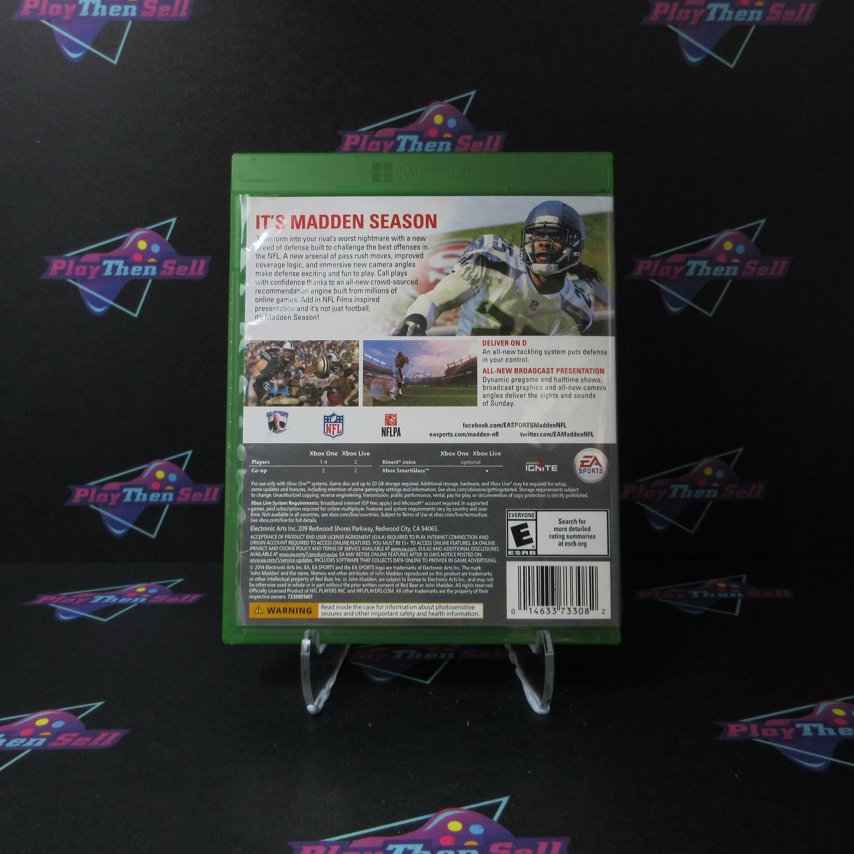 Madden NFL 15 Xbox One AD Complete CIB - Very Good