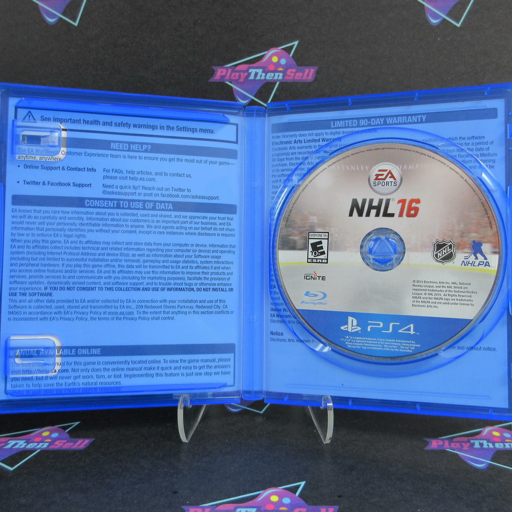 NHL 16 PS4 PlayStation 4 Complete - Excellent