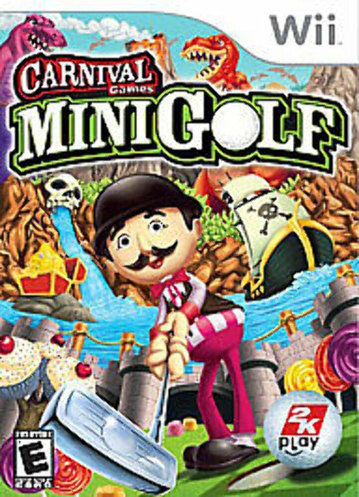 Carnival Games MiniGolf Nintendo Wii Complete - Excellent