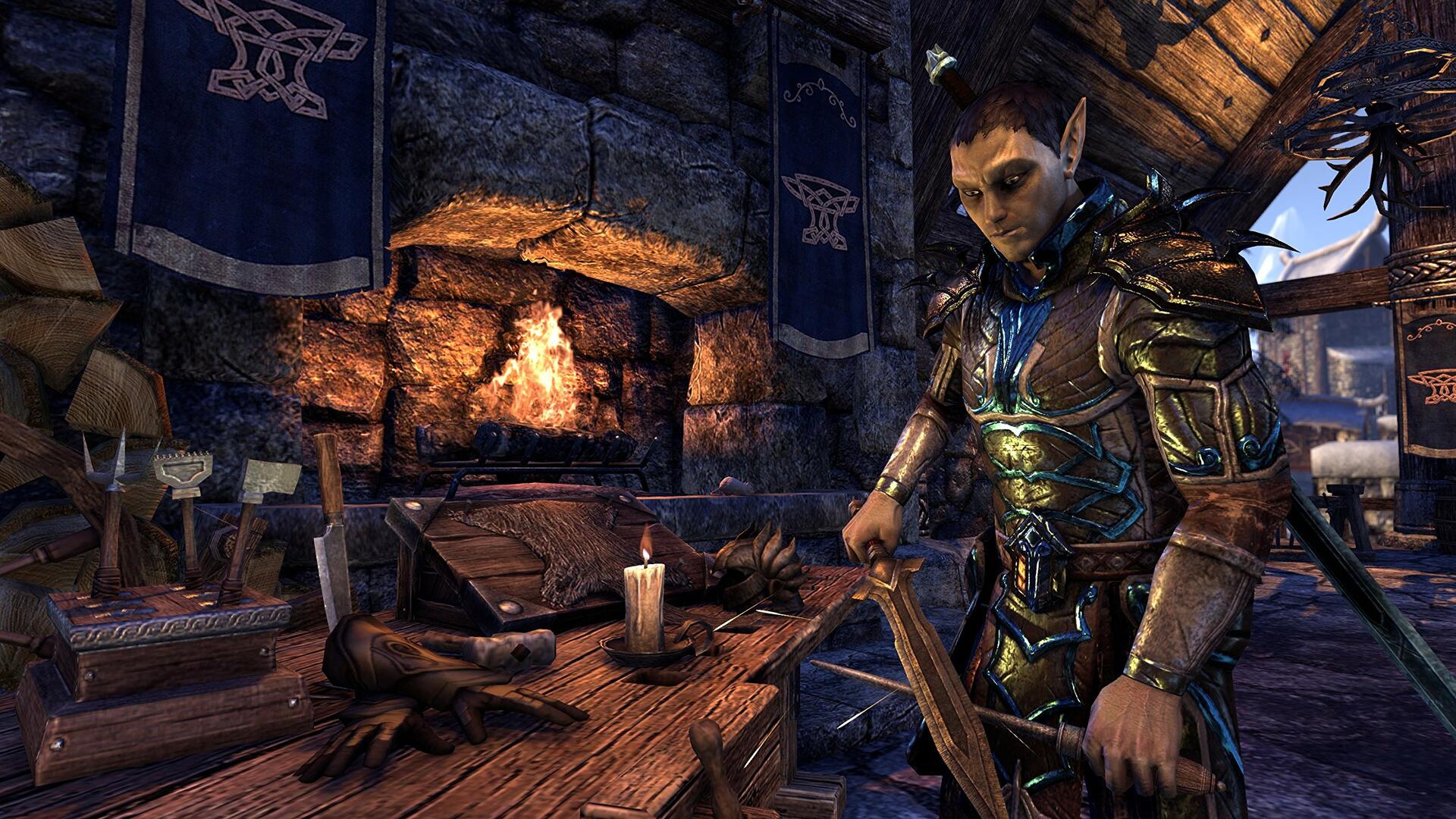The Elder Scrolls Online Tamriel Unlimited PS4 PlayStation 4 Complete - Excellent