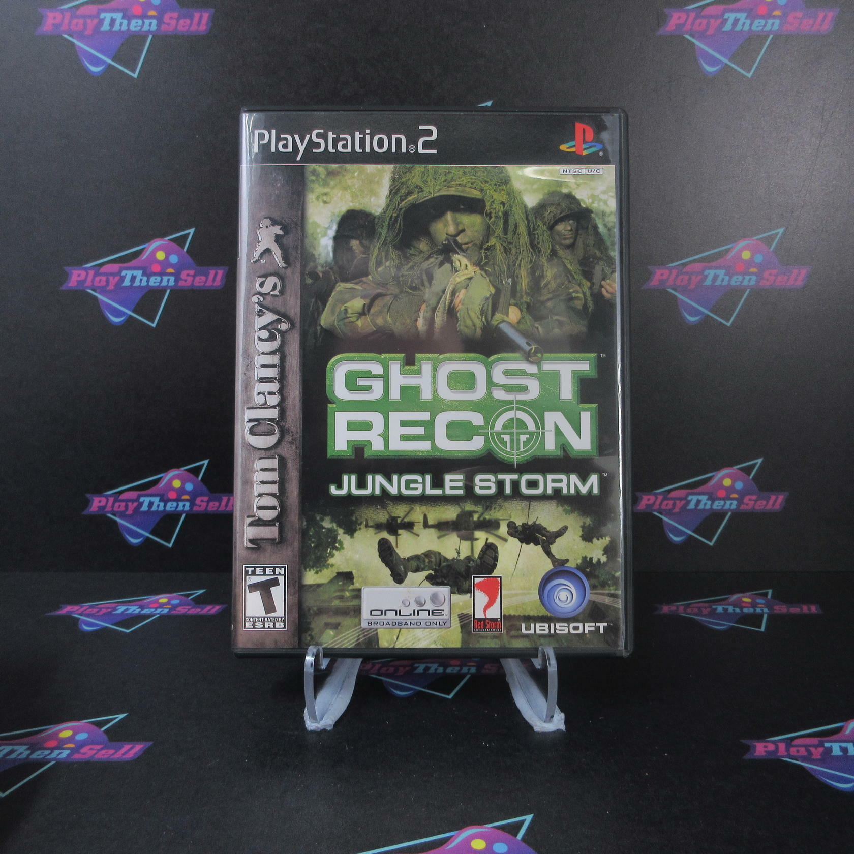 Tom Clancy's Ghost Recon Jungle Storm PS2 PlayStation 2 + Reg Card - Refurbished