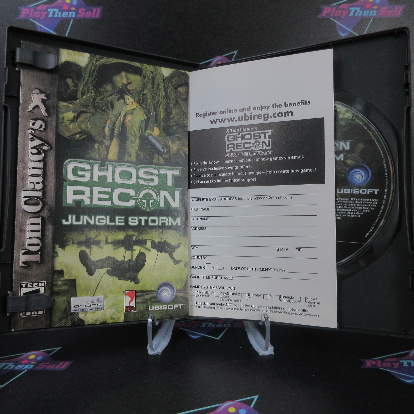 Tom Clancy's Ghost Recon Jungle Storm PS2 PlayStation 2 + Reg Card - Refurbished