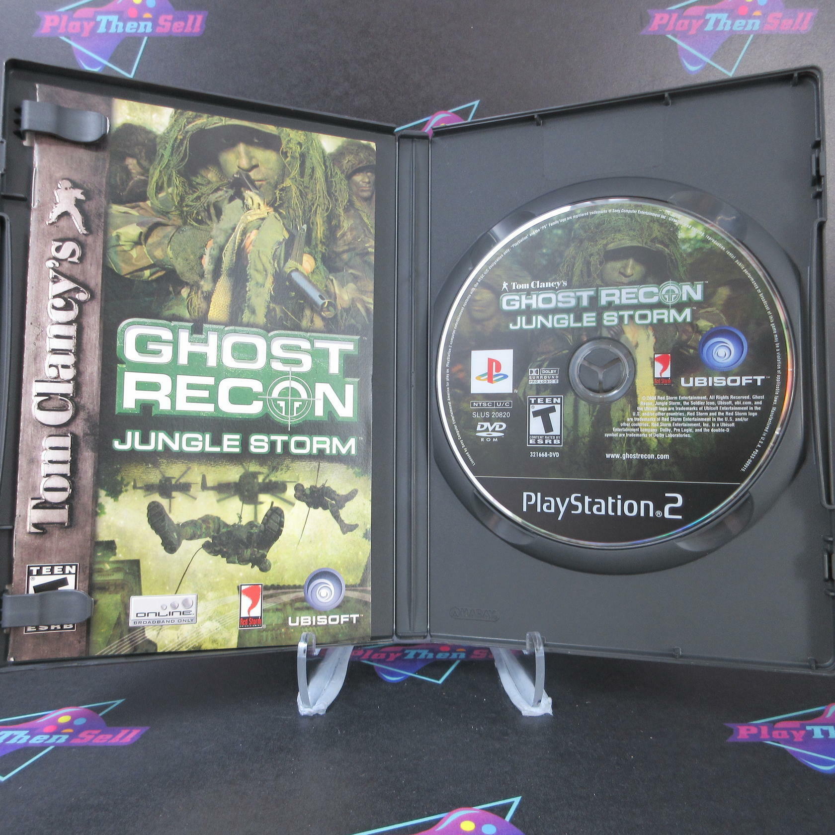 Tom Clancy's Ghost Recon Jungle Storm PS2 PlayStation 2 + Reg Card - Refurbished