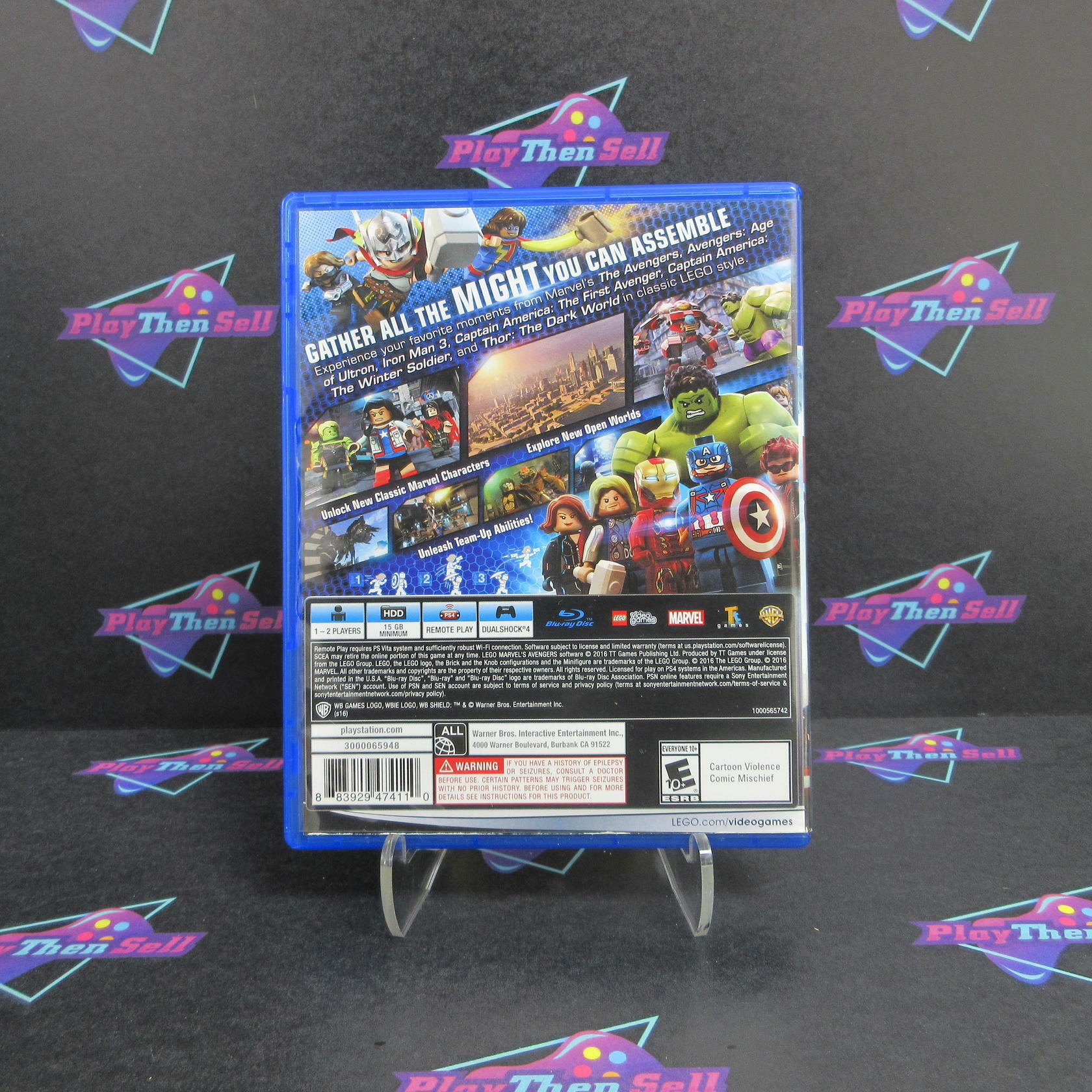 LEGO Marvel's Avengers PS4 PlayStation 4 Complete - Refurbished