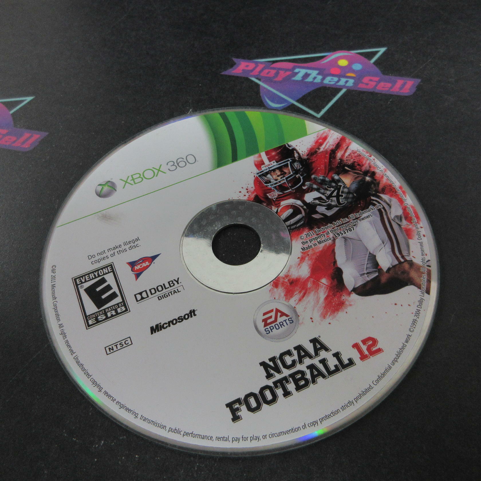 NCAA Football 12 Xbox 360 AD/DD/NM - Very Good