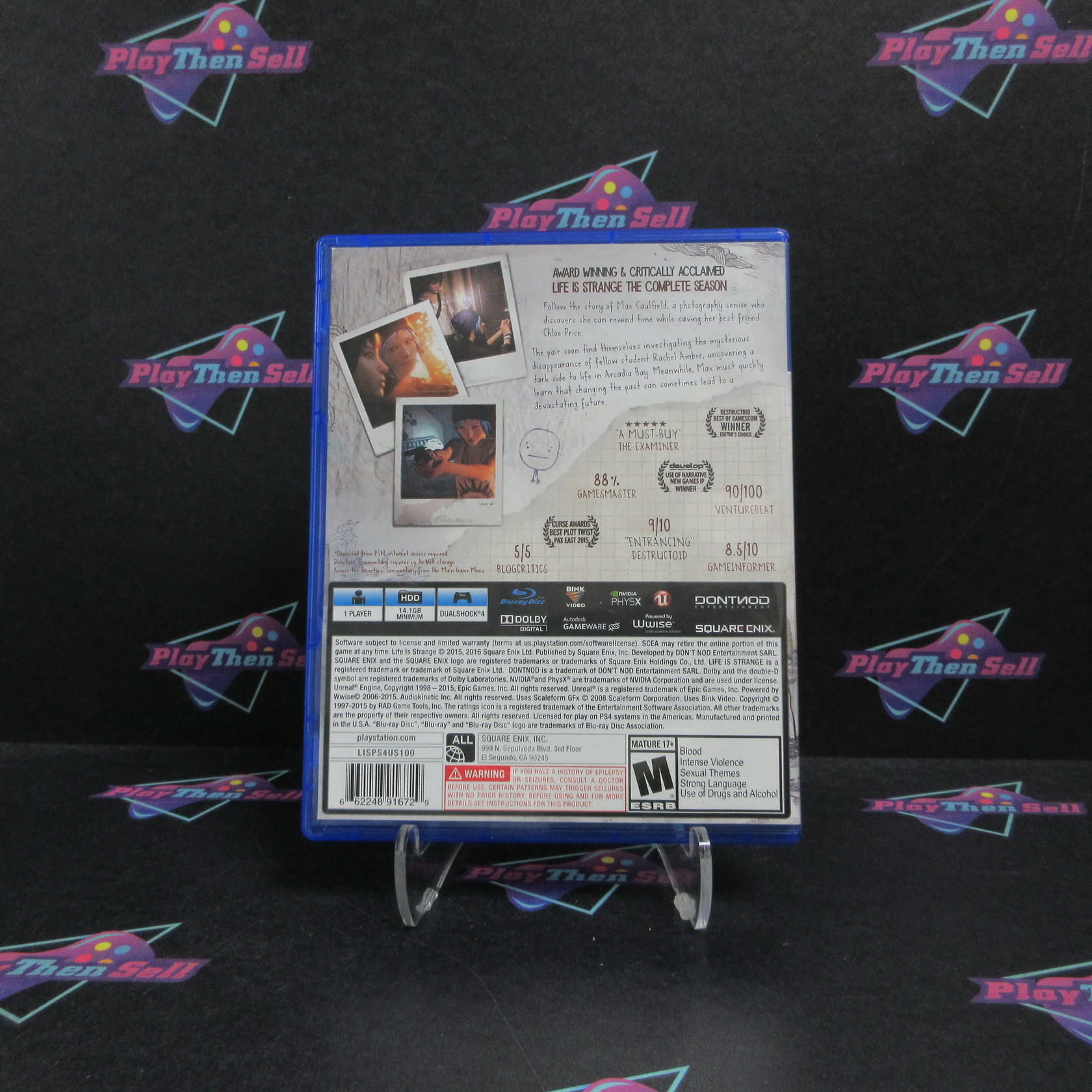 Life is Strange PS4 PlayStation 4 AD - Very Good