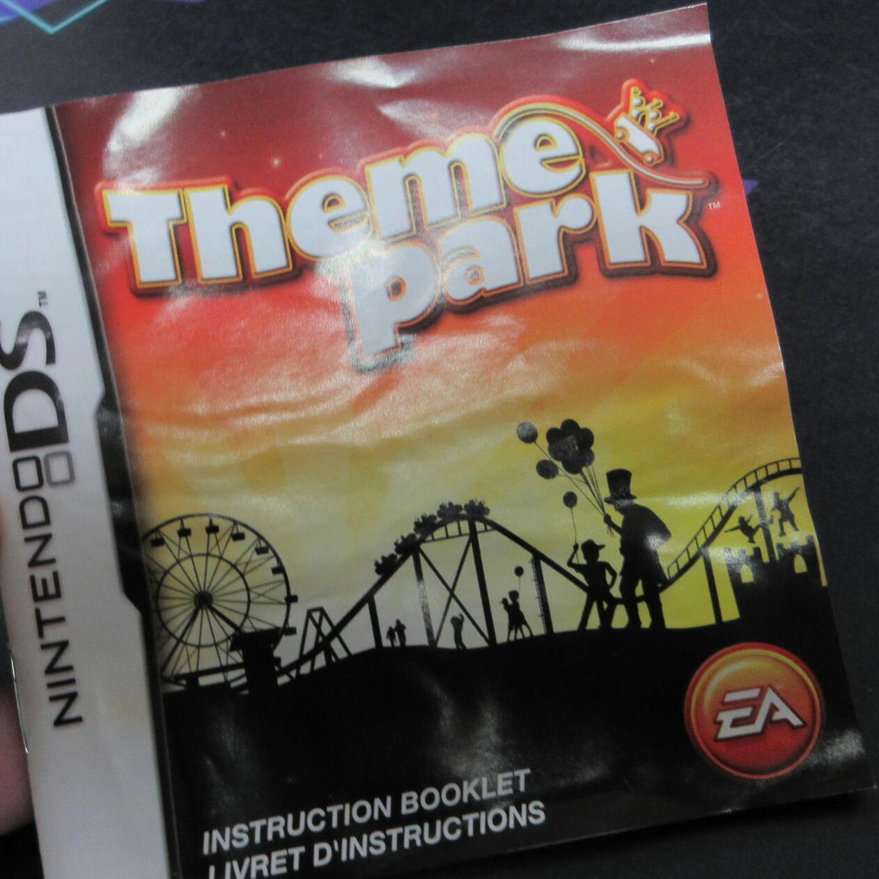 Theme Park Nintendo DS MD Complete CIB - Very Good