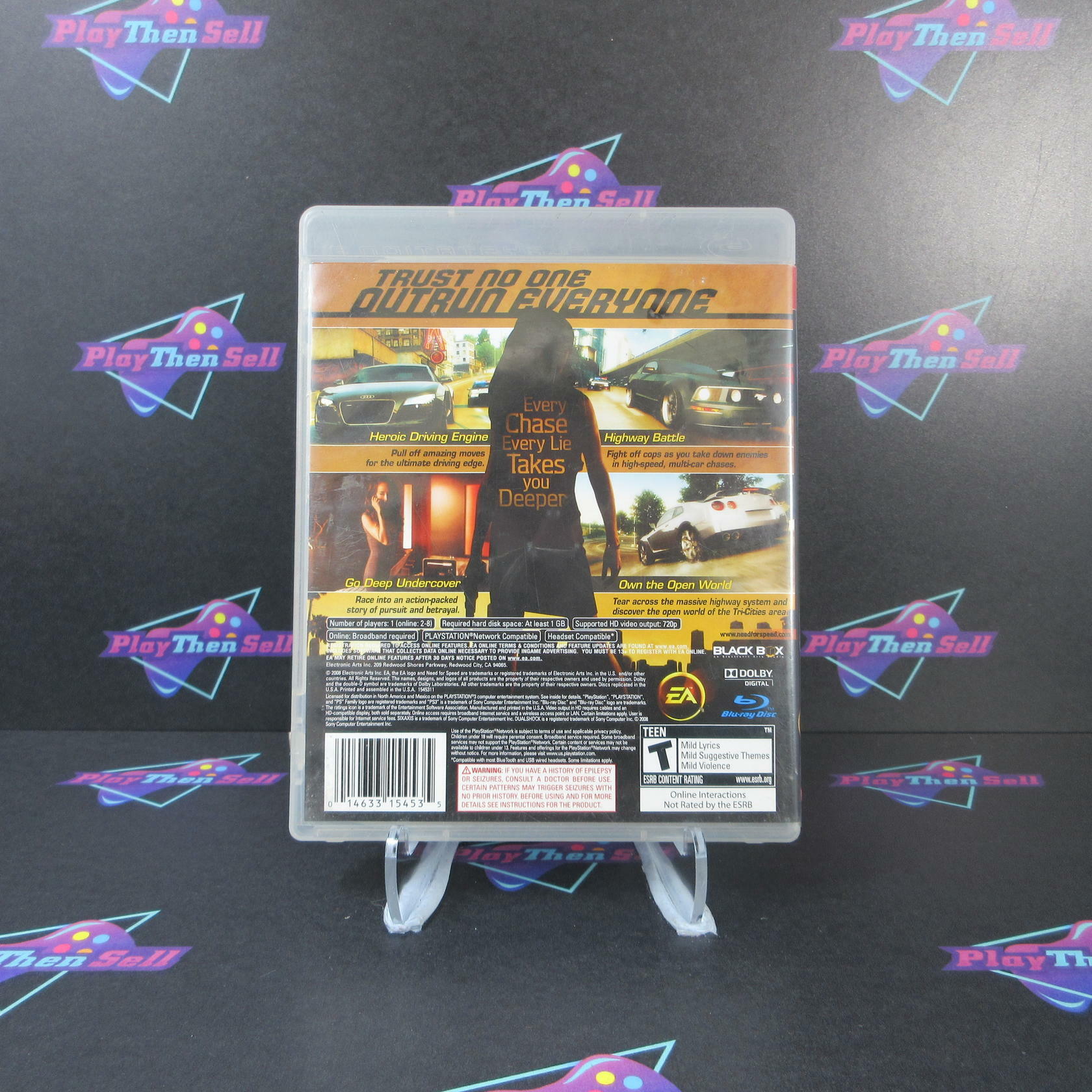 Need for Speed Undercover PS3 PlayStation 3 AD/NM - Very Good