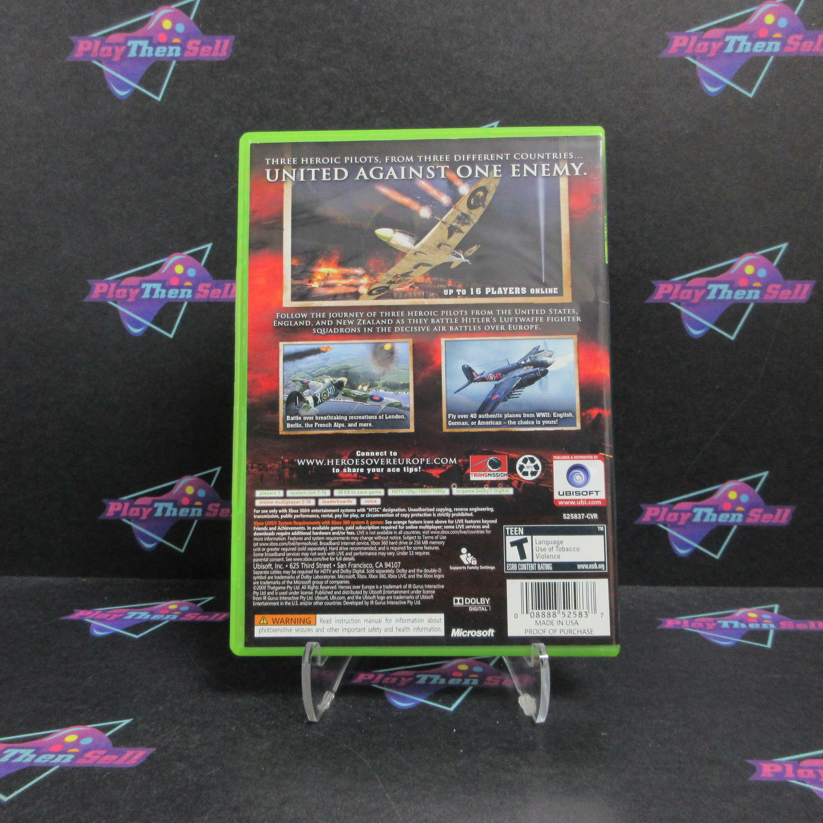 Heroes Over Europe Xbox 360 - Very Good