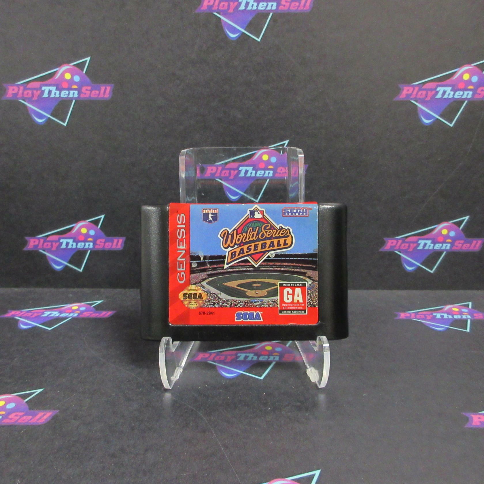 World Series Baseball Sega Genesis - Very Good