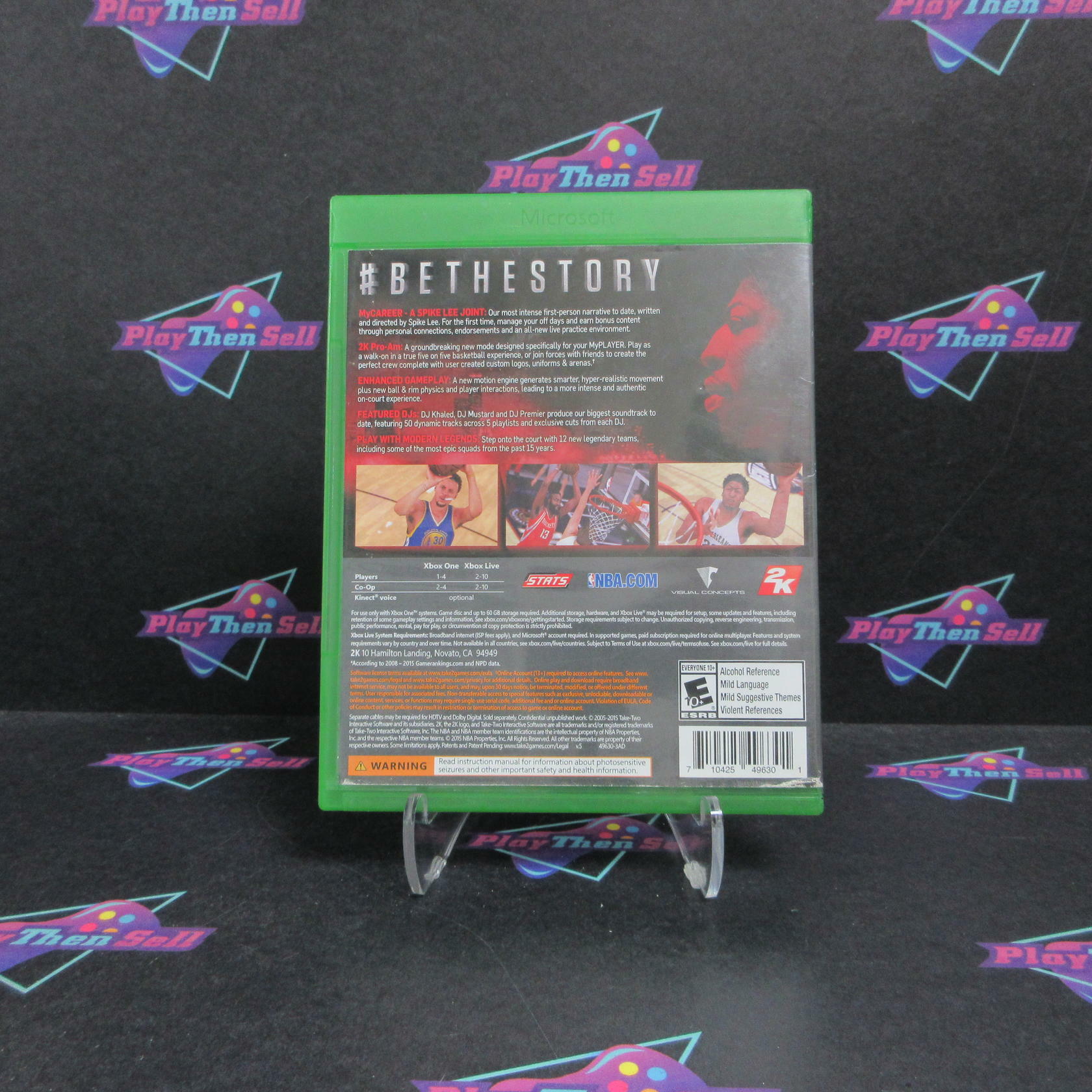 NBA 2K16 Anthony Davis Xbox One AD Complete CIB - Very Good