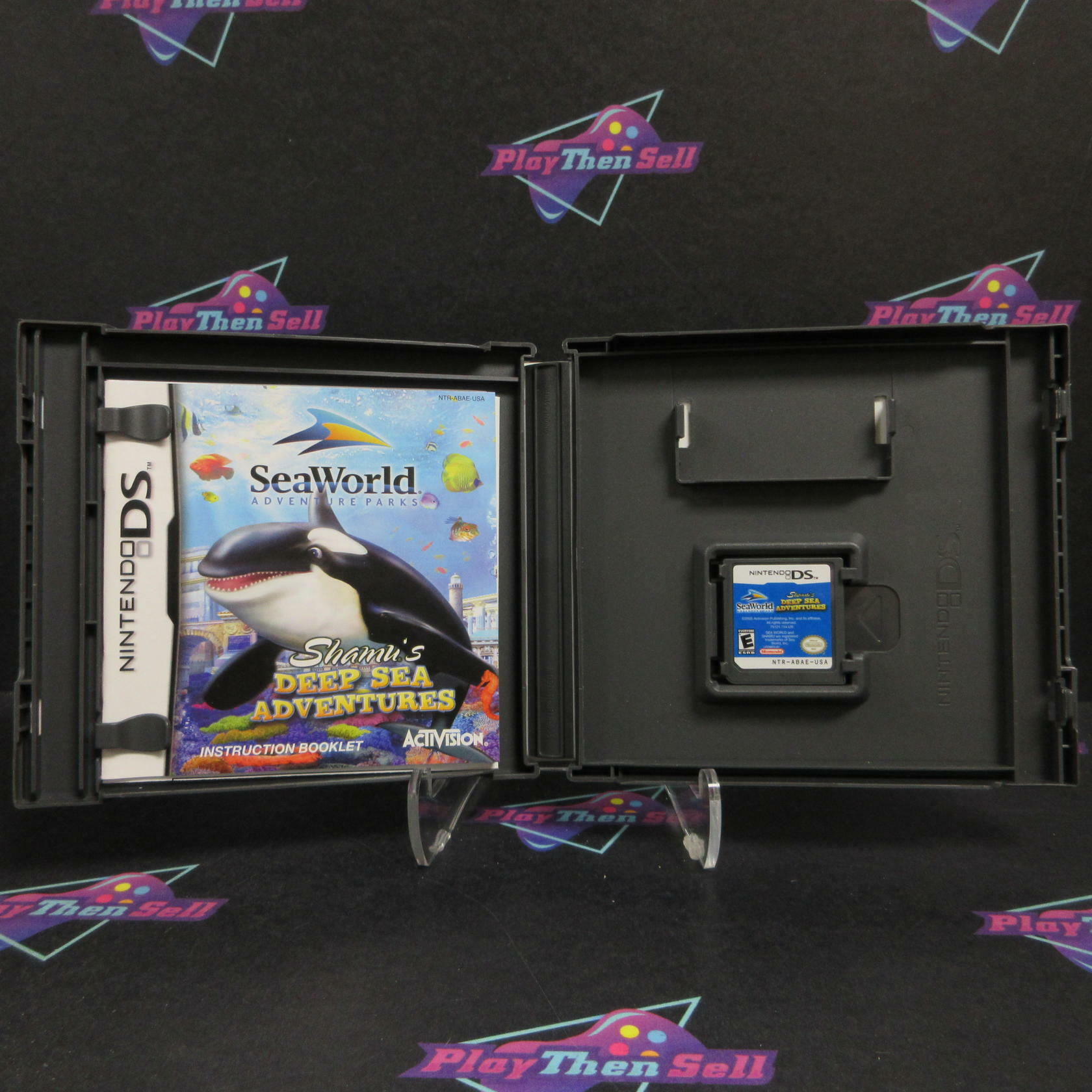 SeaWorld Adventure Parks Shamu's Deep Sea Adventure Nintendo DS CIB - Excellent