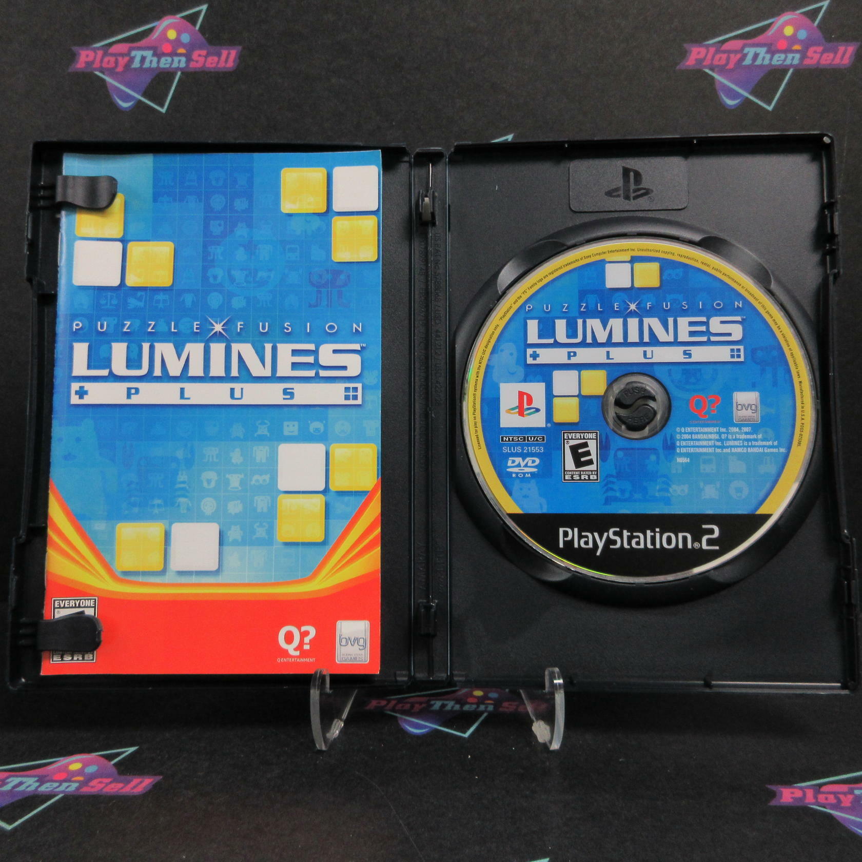 Puzzle Fusion Lumines Plus PS2 PlayStation 2 Complete - Excellent
