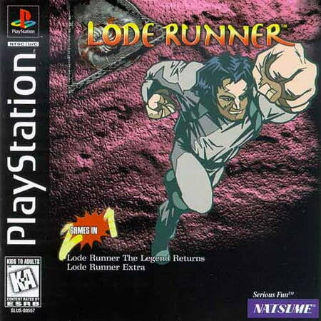 Lode Runner PS1 PlayStation 1 + Reg Card Complete - Excellent