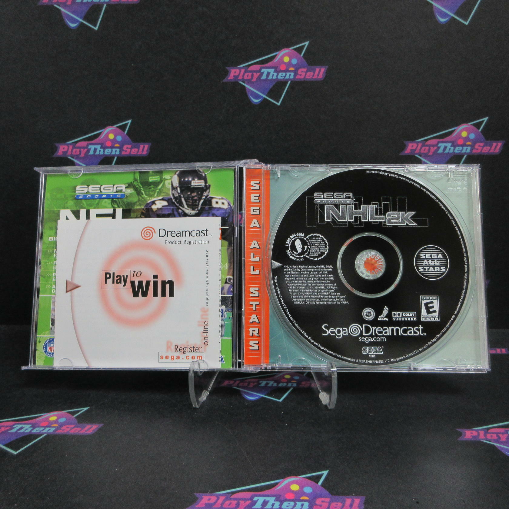 NHL 2K Sega Dreamcast + Reg Card Complete - Excellent