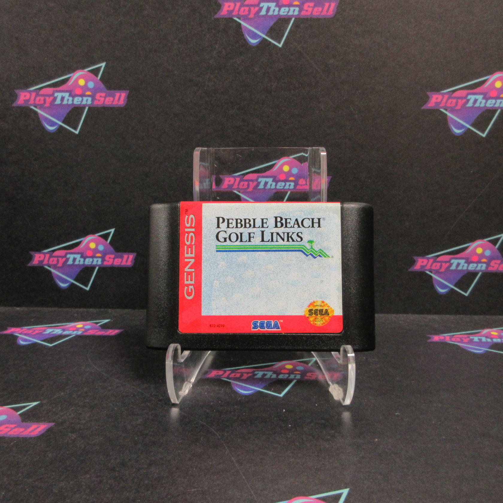 Pebble Beach Golf Links Sega Genesis Complete - Excellent