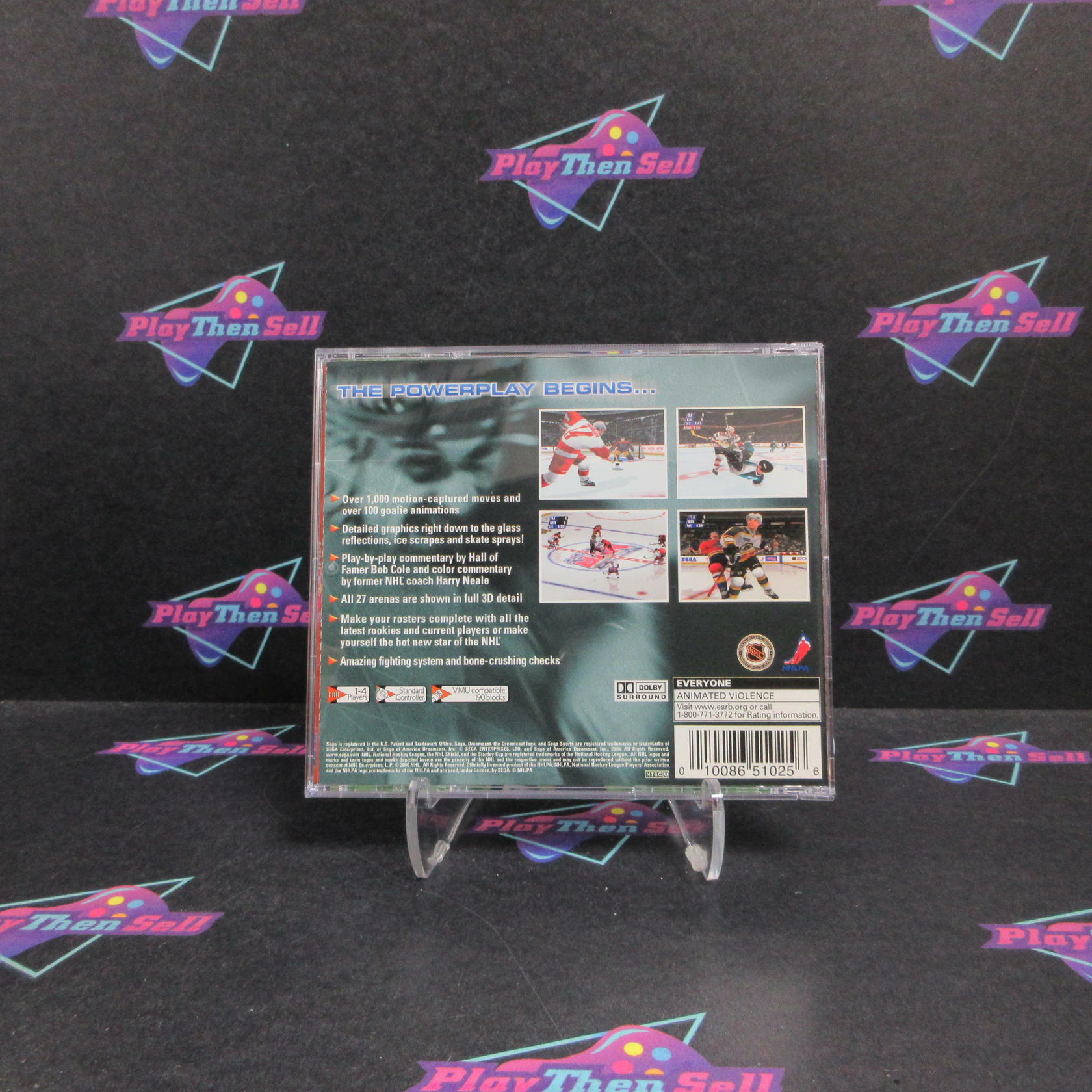 NHL 2K Sega Dreamcast + Reg Card Complete - Excellent