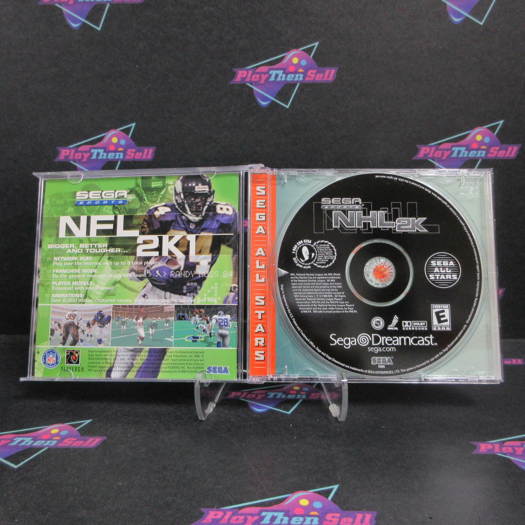 NHL 2K Sega Dreamcast + Reg Card Complete - Excellent