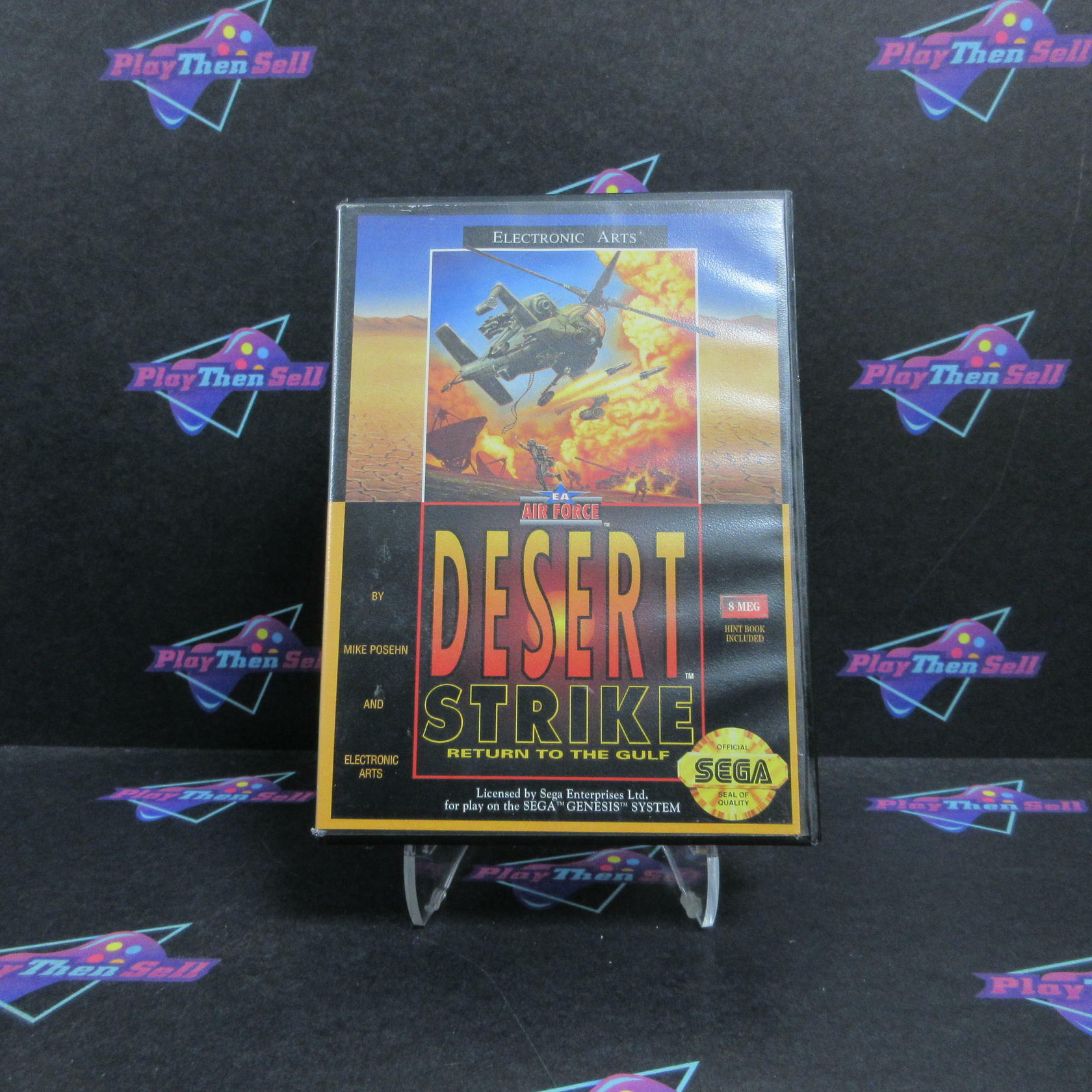 Desert Strike Sega Genesis Complete - Excellent