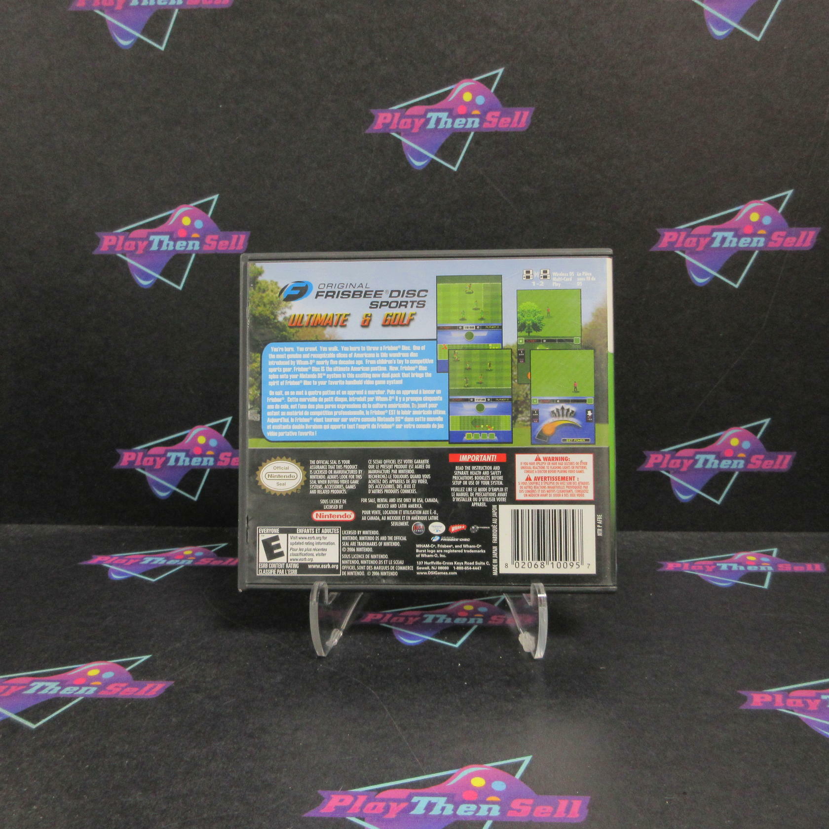 Original Frisbee Disc Sports Ultimate & Golf Nintendo DS Complete - Excellent