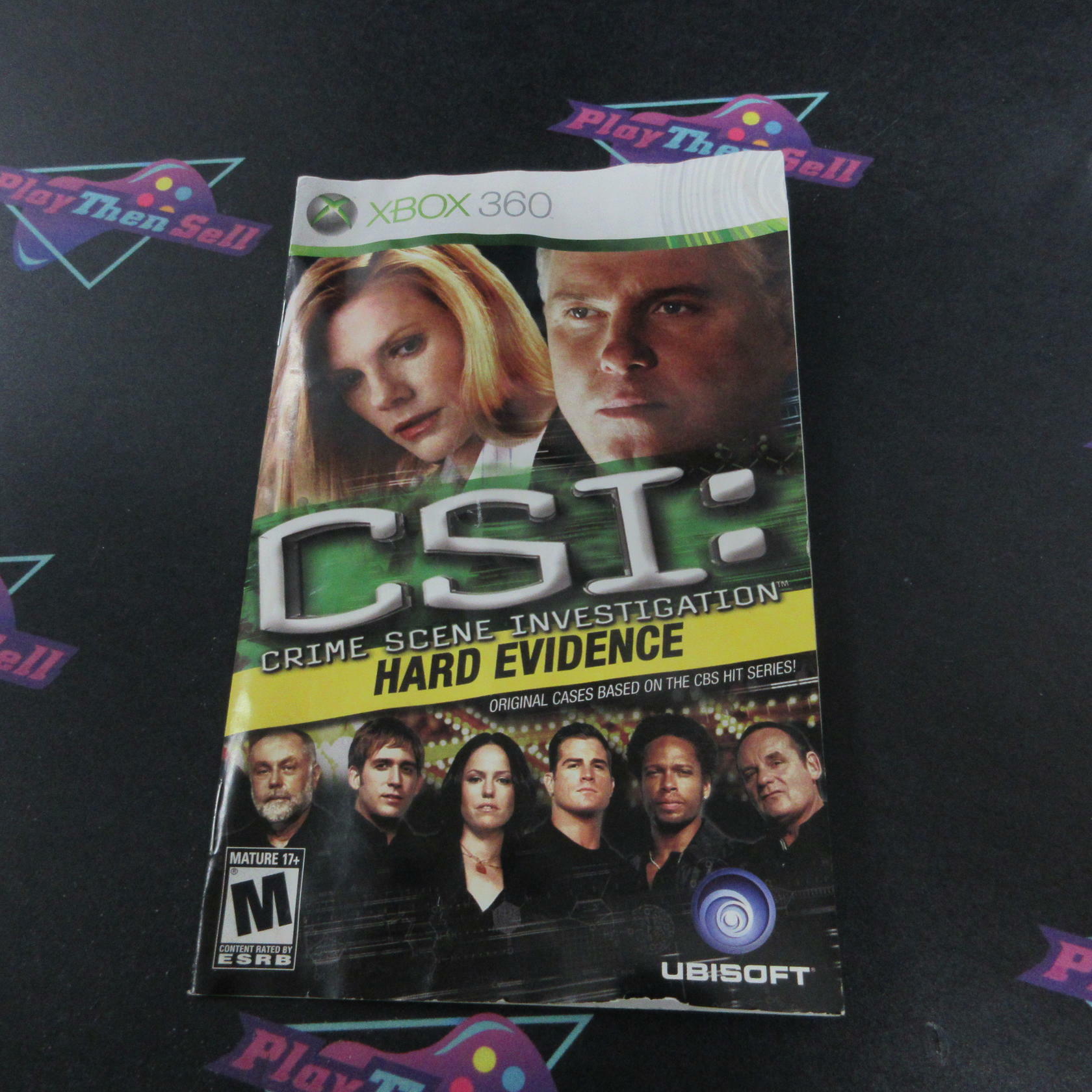 CSI Hard Evidence Xbox 360 MD Complete CIB - Very Good