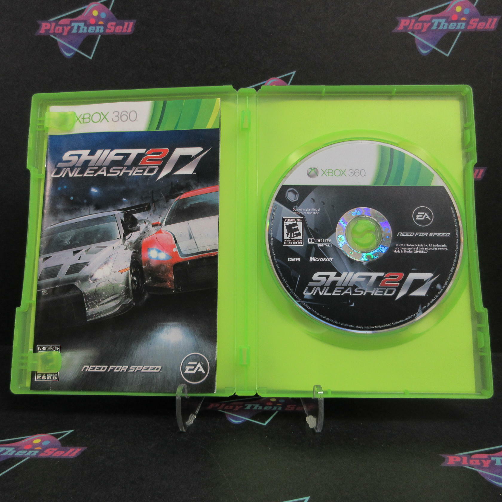 Shift 2 Unleashed Xbox 360 AD Complete  CIB - Very Good