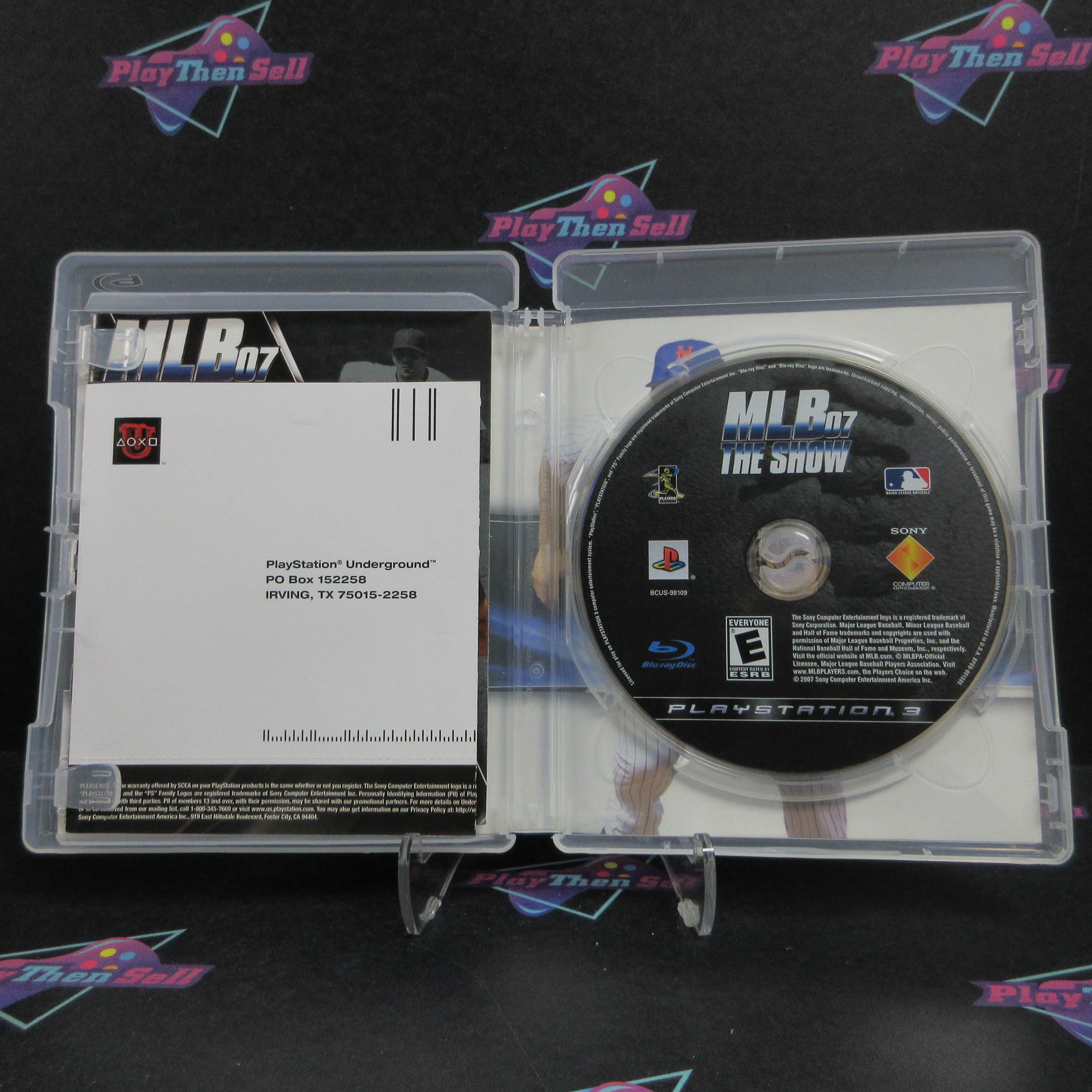 MLB 07 The Show PS3 PlayStation 3 + Reg Card Complete - Excellent