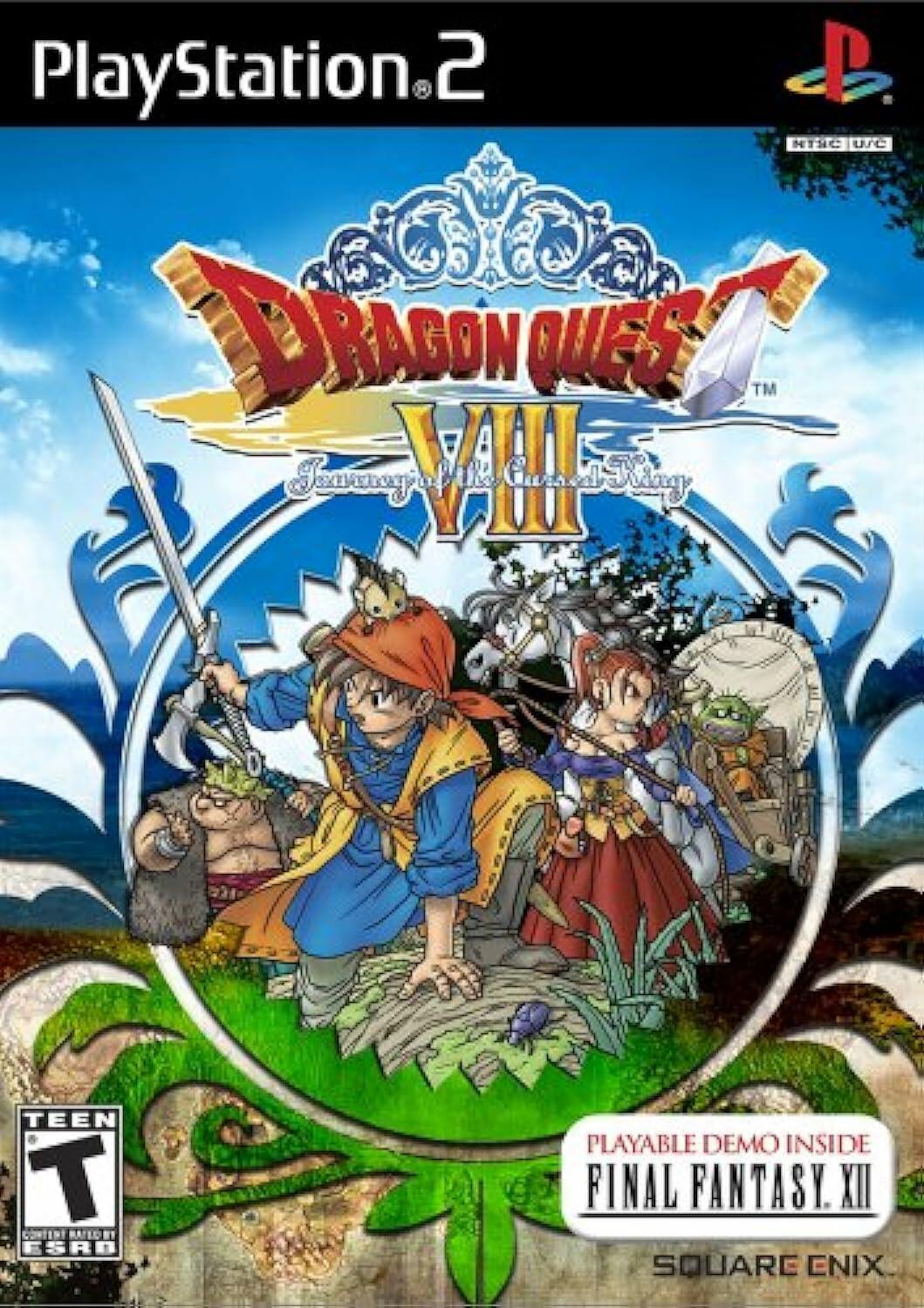 Dragon Quest VIII Journey of the Cursed King PS2 PlayStation 2 CIB - Excellent