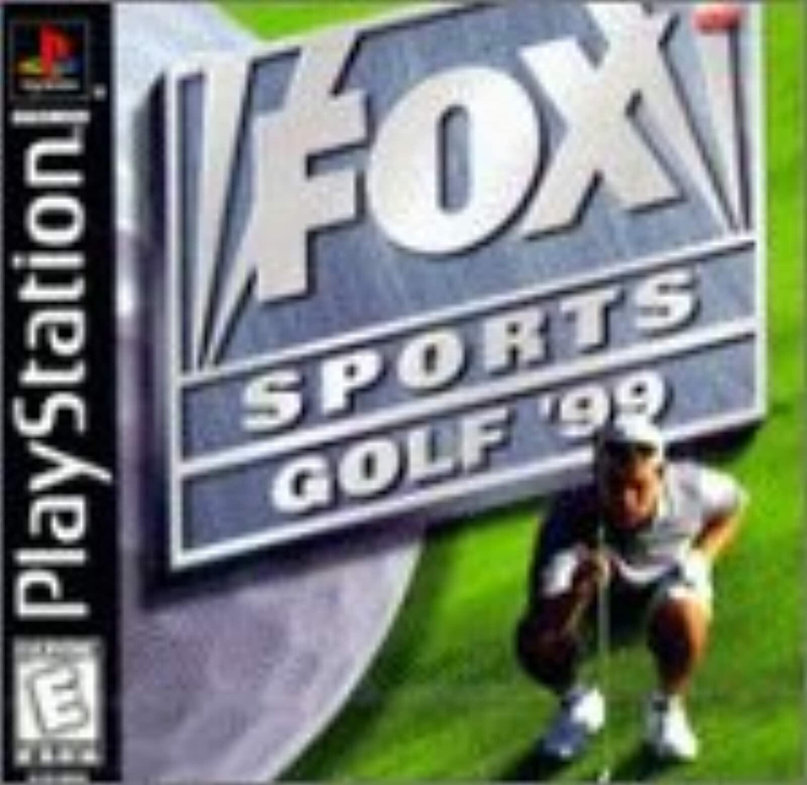 Fox Sports Golf '99 PS1 PlayStation 1 + Reg Card Complete - Excellent