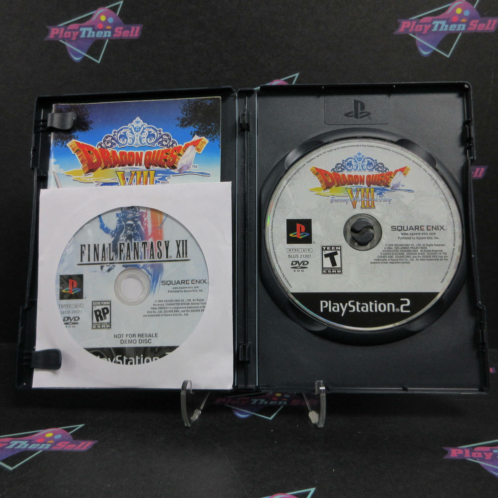 Dragon Quest VIII Journey of the Cursed King PS2 PlayStation 2 CIB - Excellent