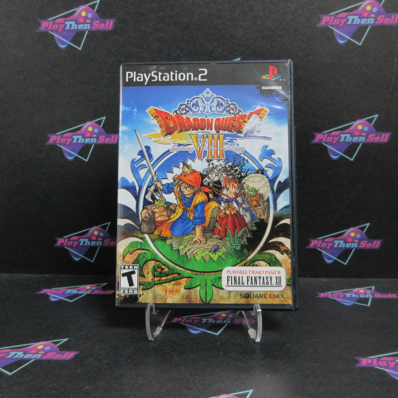 Dragon Quest VIII Journey of the Cursed King PS2 PlayStation 2 CIB - Excellent