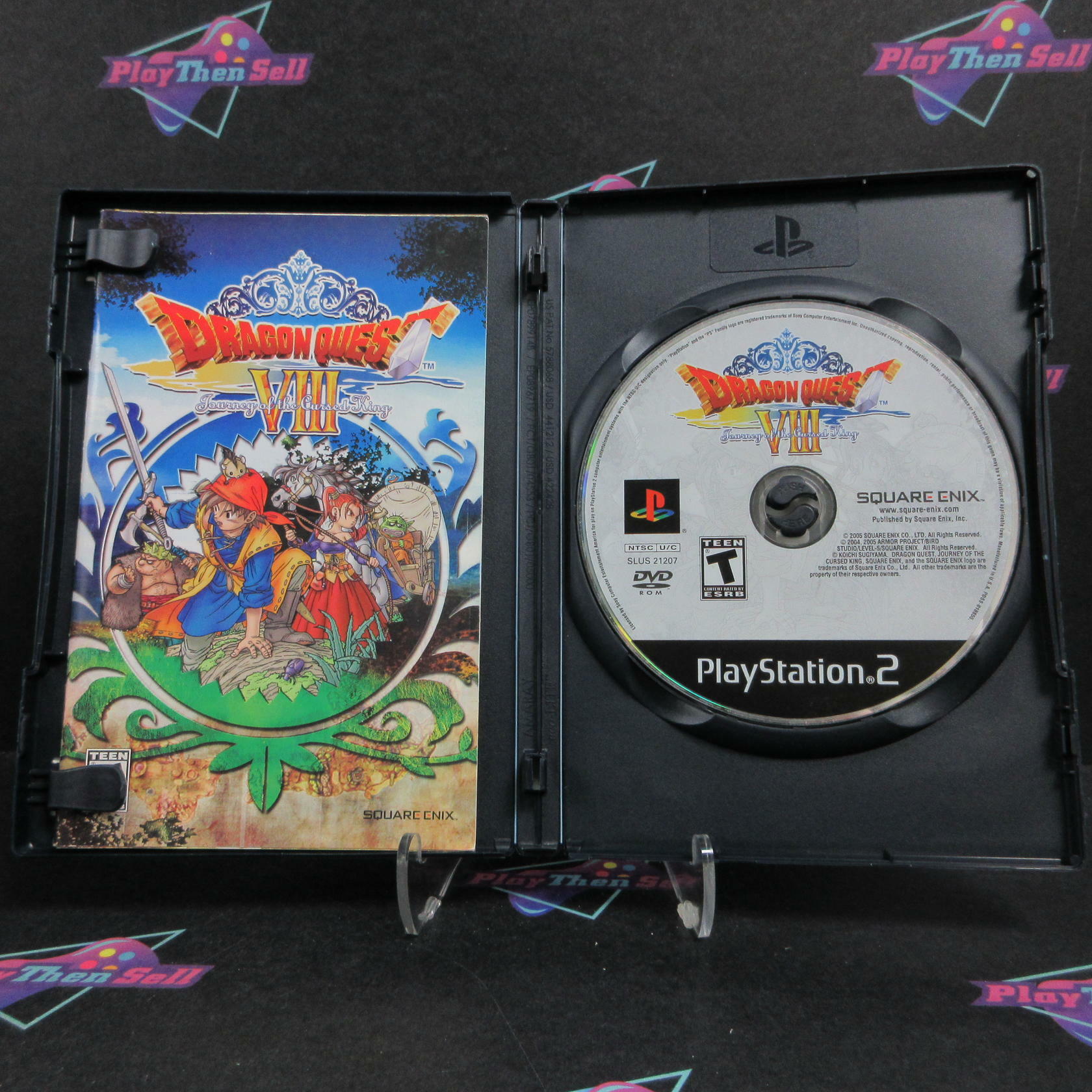 Dragon Quest VIII Journey of the Cursed King PS2 PlayStation 2 CIB - Excellent