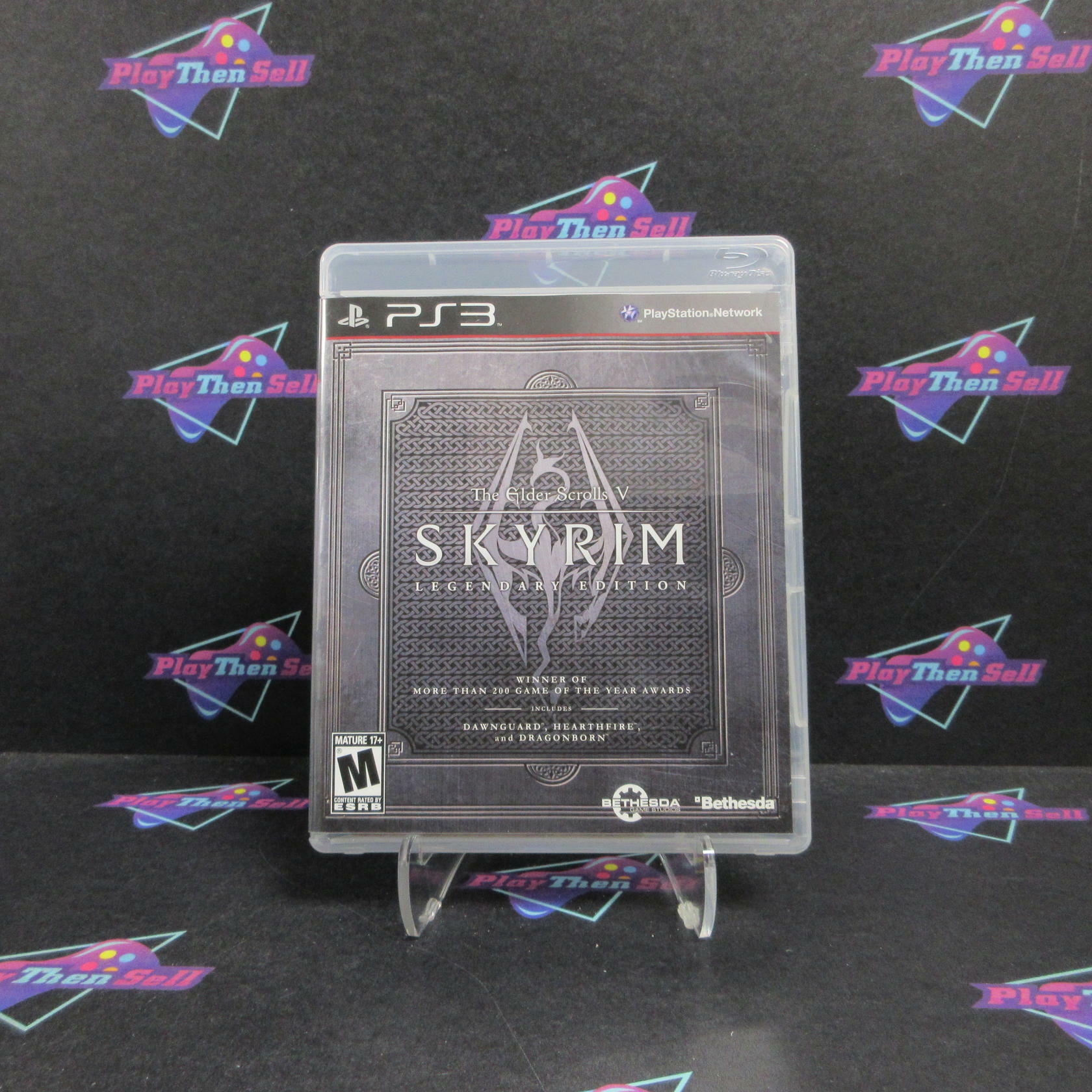 The Elder Scrolls V Skyrim Legendary PS3 PlayStation 3 + Map/Sticker - Excellent