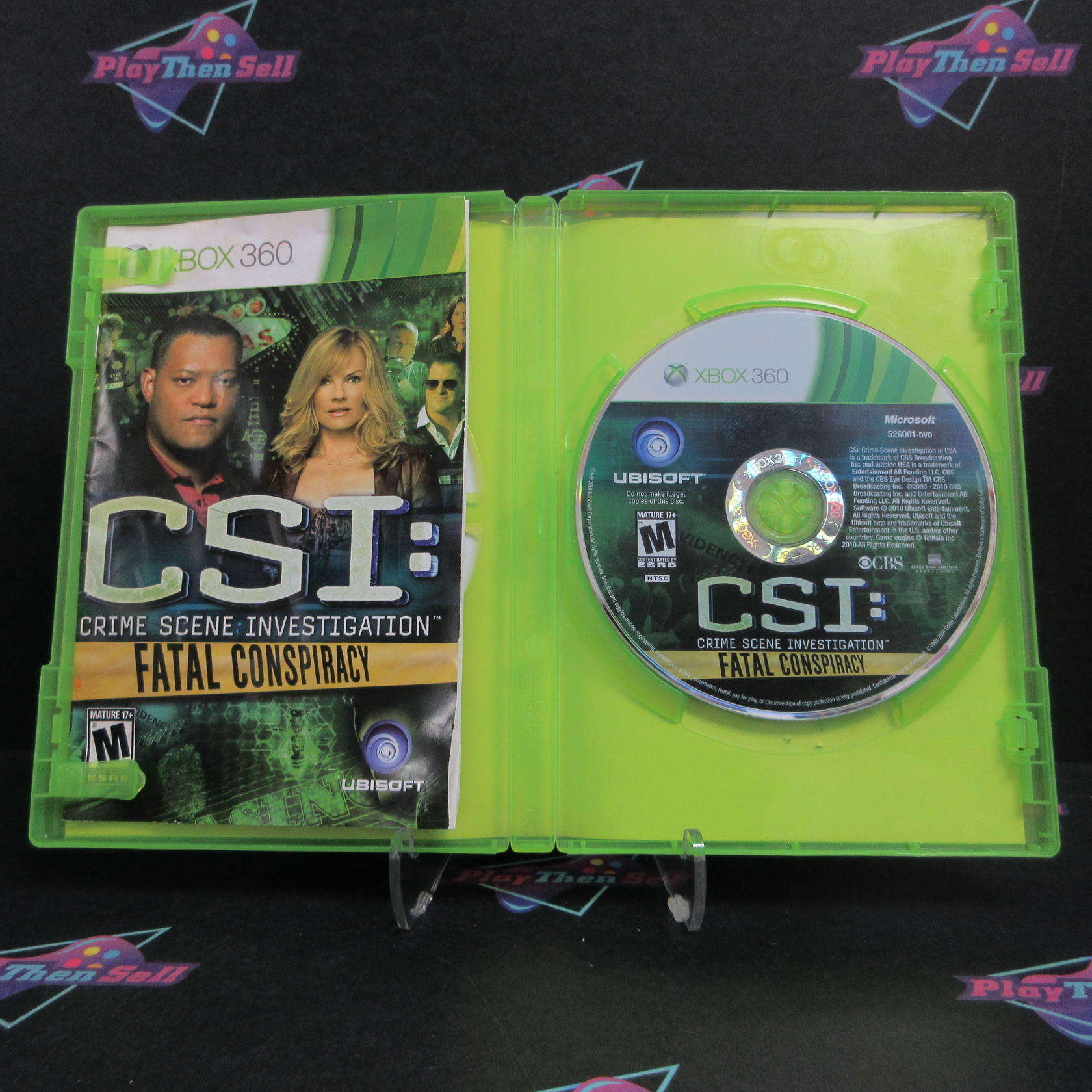 CSI Fatal Conspiracy Xbox 360 AD/MD Complete CIB - Very Good