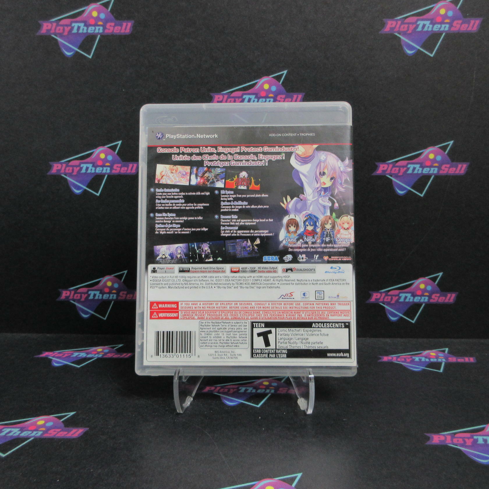Hyperdimension Neptunia PS3 PlayStation 3 AD Complete CIB - Very Good