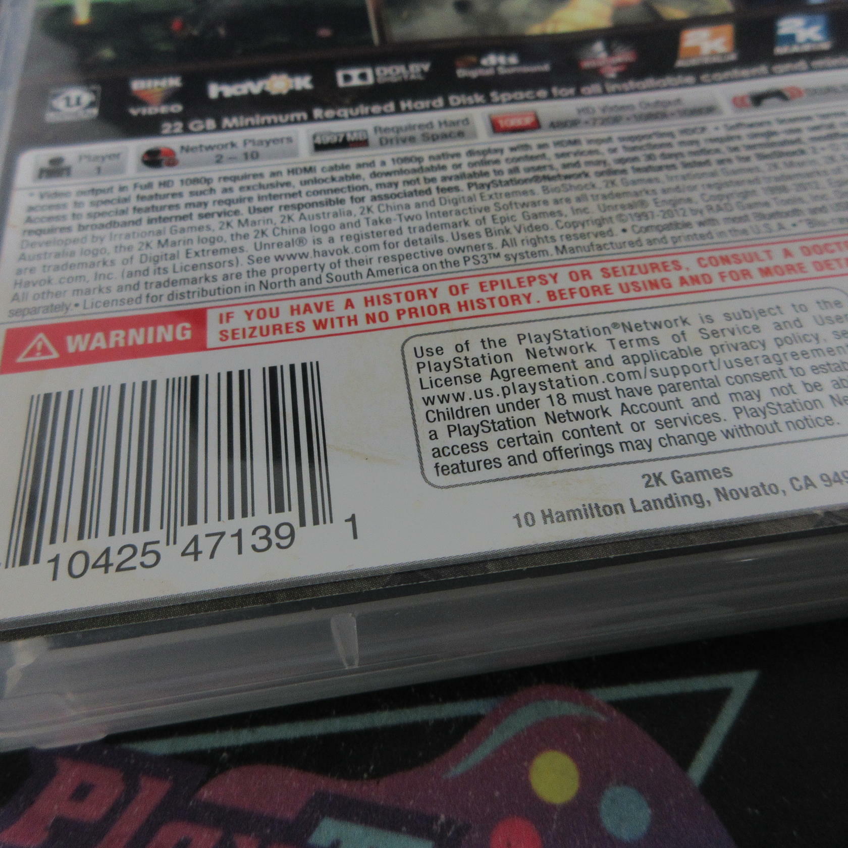 BioShock Ultimate Rapture Edition PS3 PlayStation 3 AD Complete CIB - Very Good