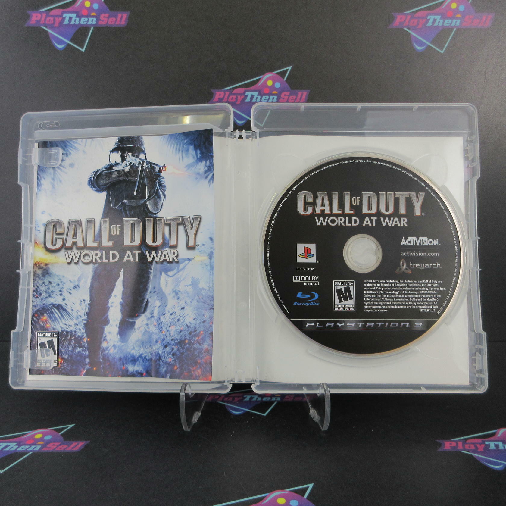 Call of Duty World at War PS3 PlayStation 3 Complete - Excellent