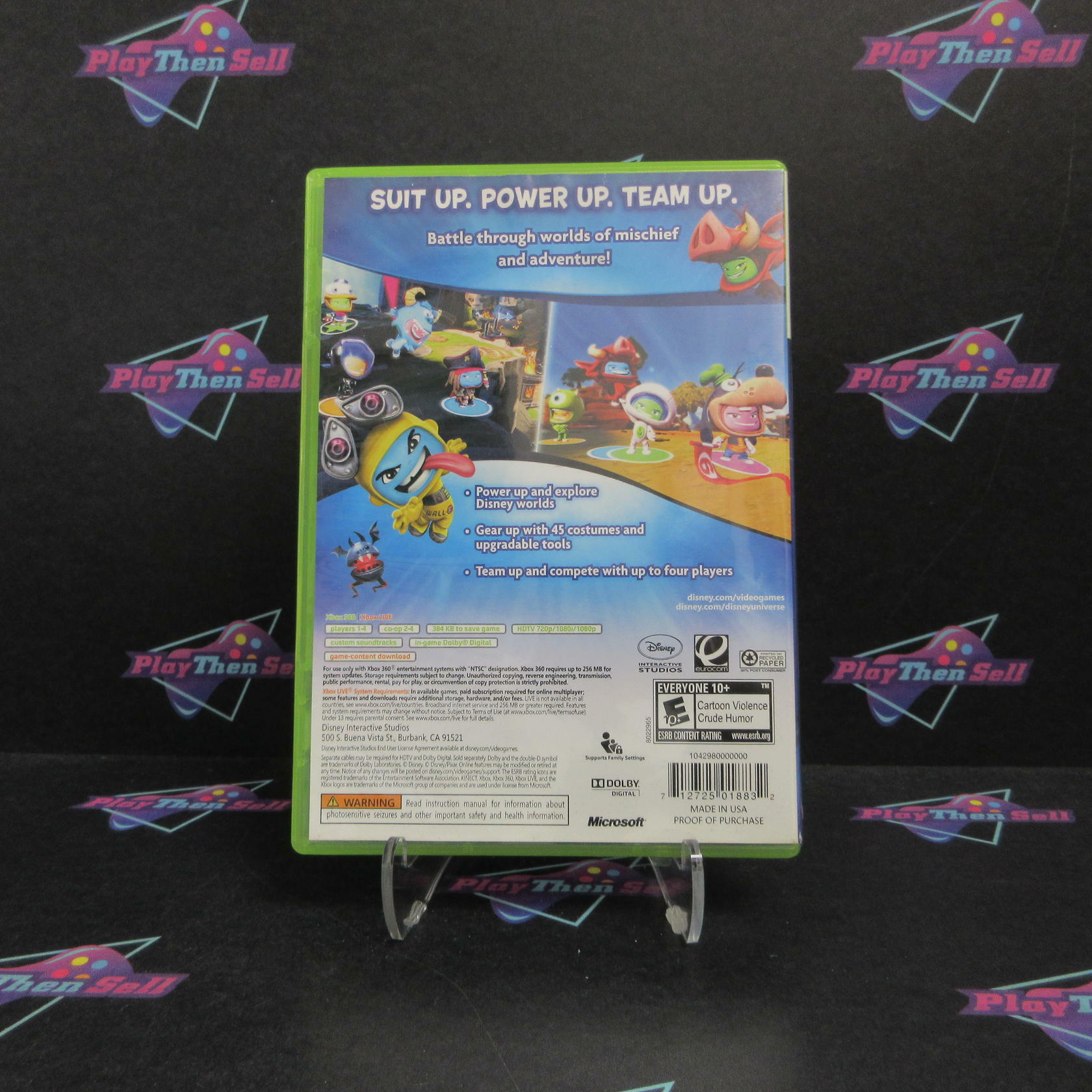 Disney Universe Xbox 360 AD Complete CIB - Very Good