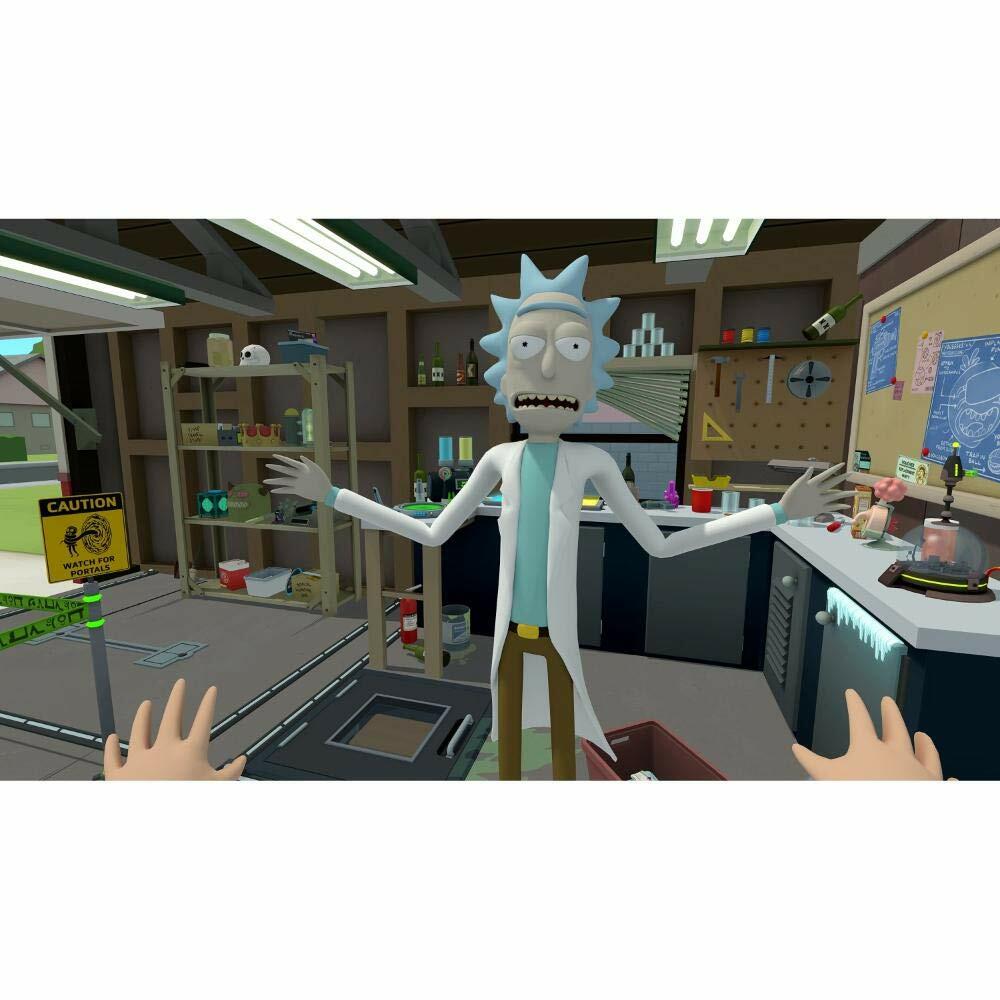 Rick & Morty Virtual Rick-ality PS4 PlayStation 4 AD Complete CIB - Very Good
