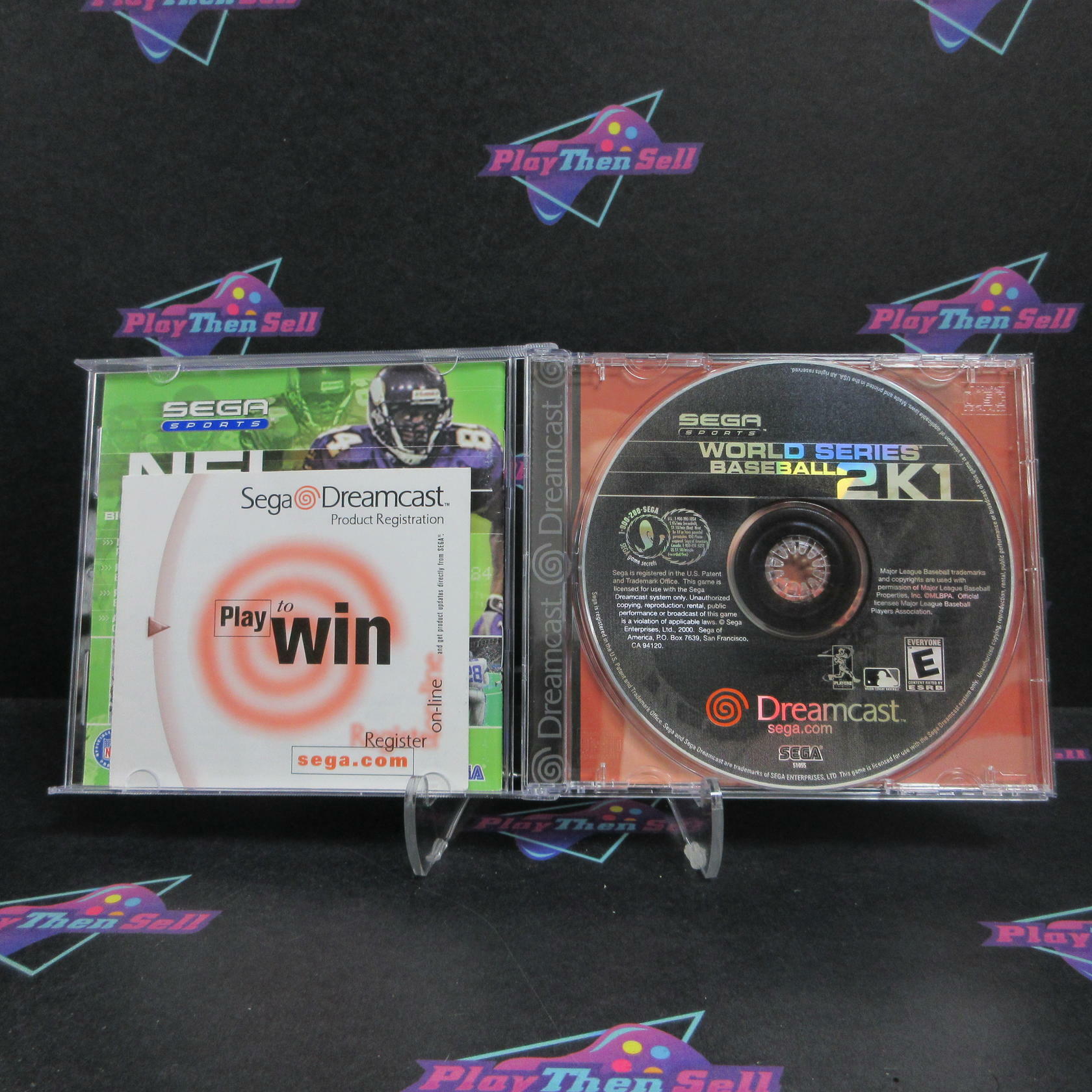 World Series Baseball 2K1 Sega Dreamcast + Reg Card Complete - Excellent