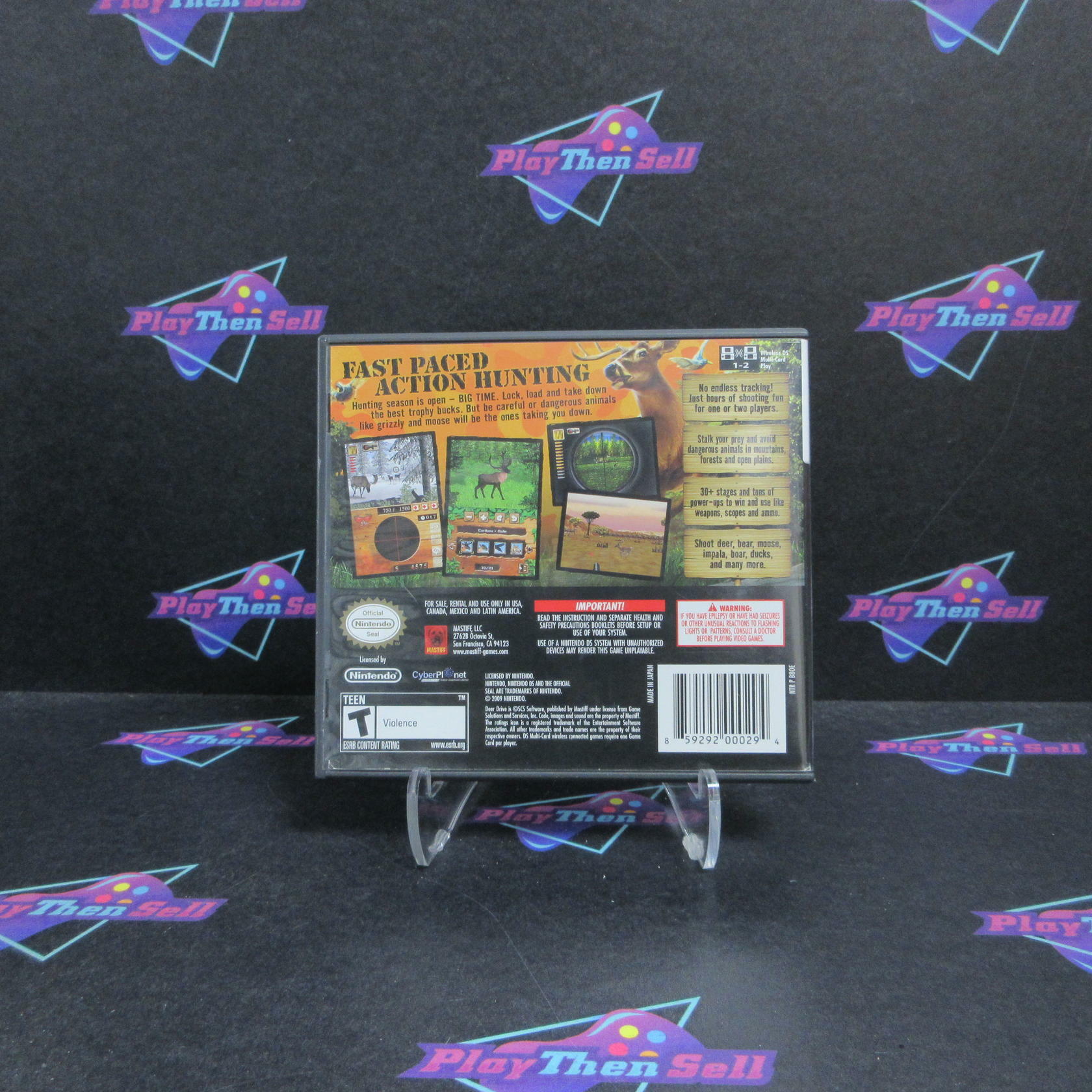 Deer Drive Nintendo DS Complete - Excellent