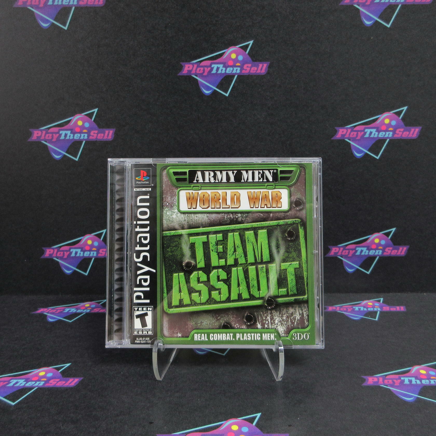 Army Men World War Team Assault PS1 PlayStation 1 + Reg Card CIB - Excellent